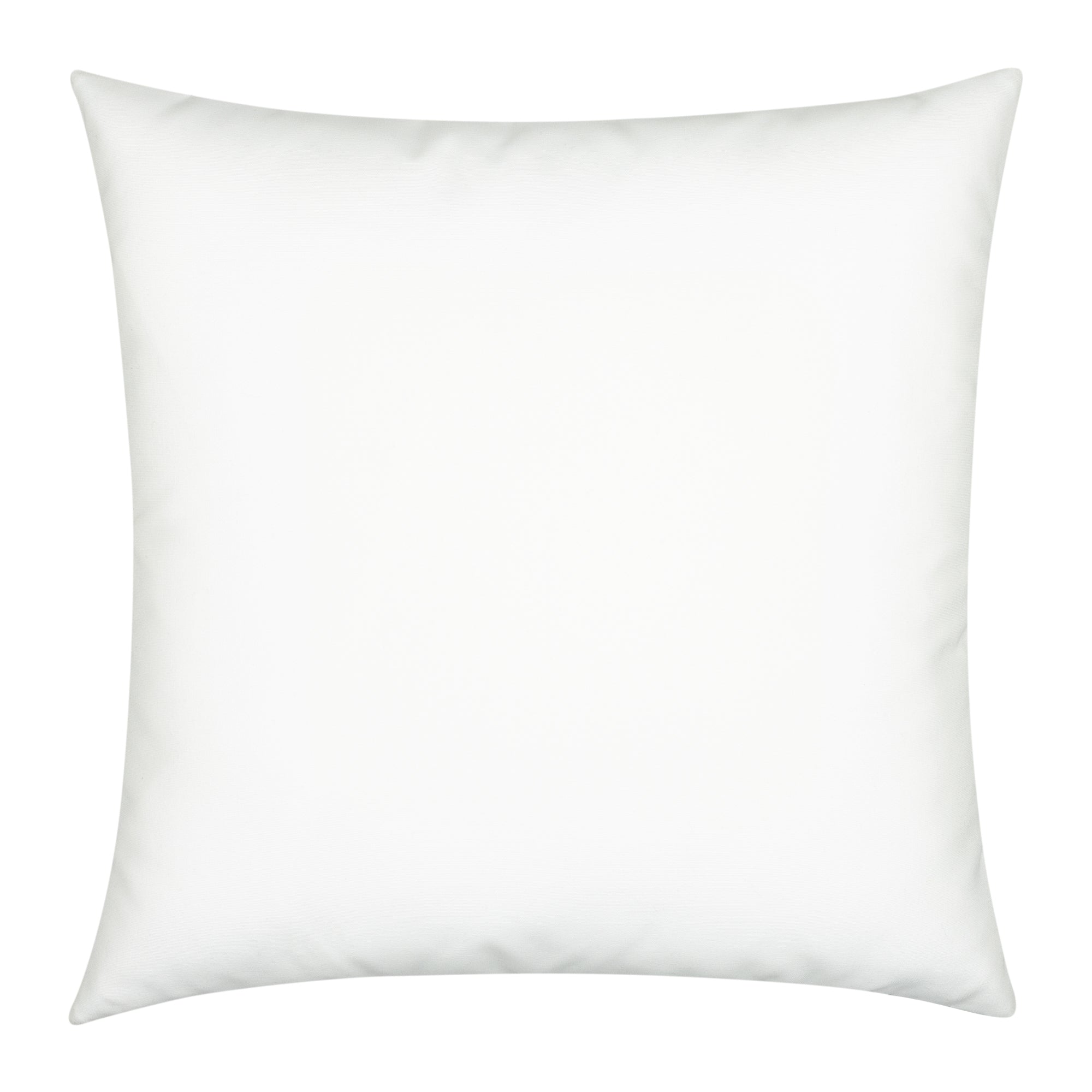 Back image of Blue and white radial stripe outdoor pillow, square size for coastal-inspired decor
