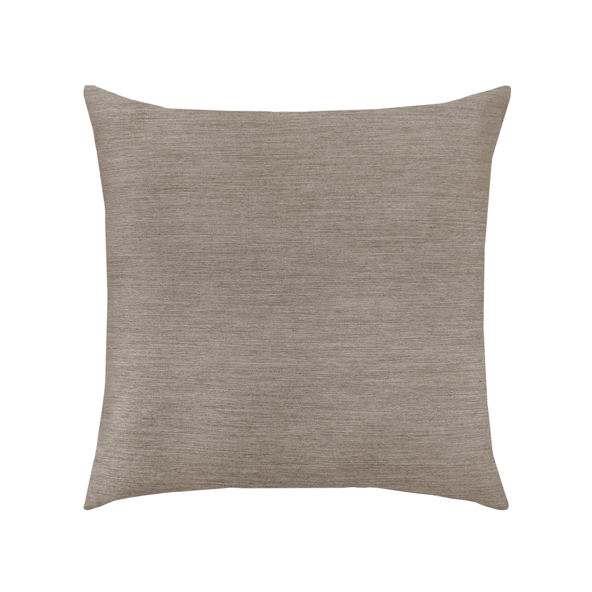 Back image of Brown textured solid pillow square size for modern indoor and outdoor decor