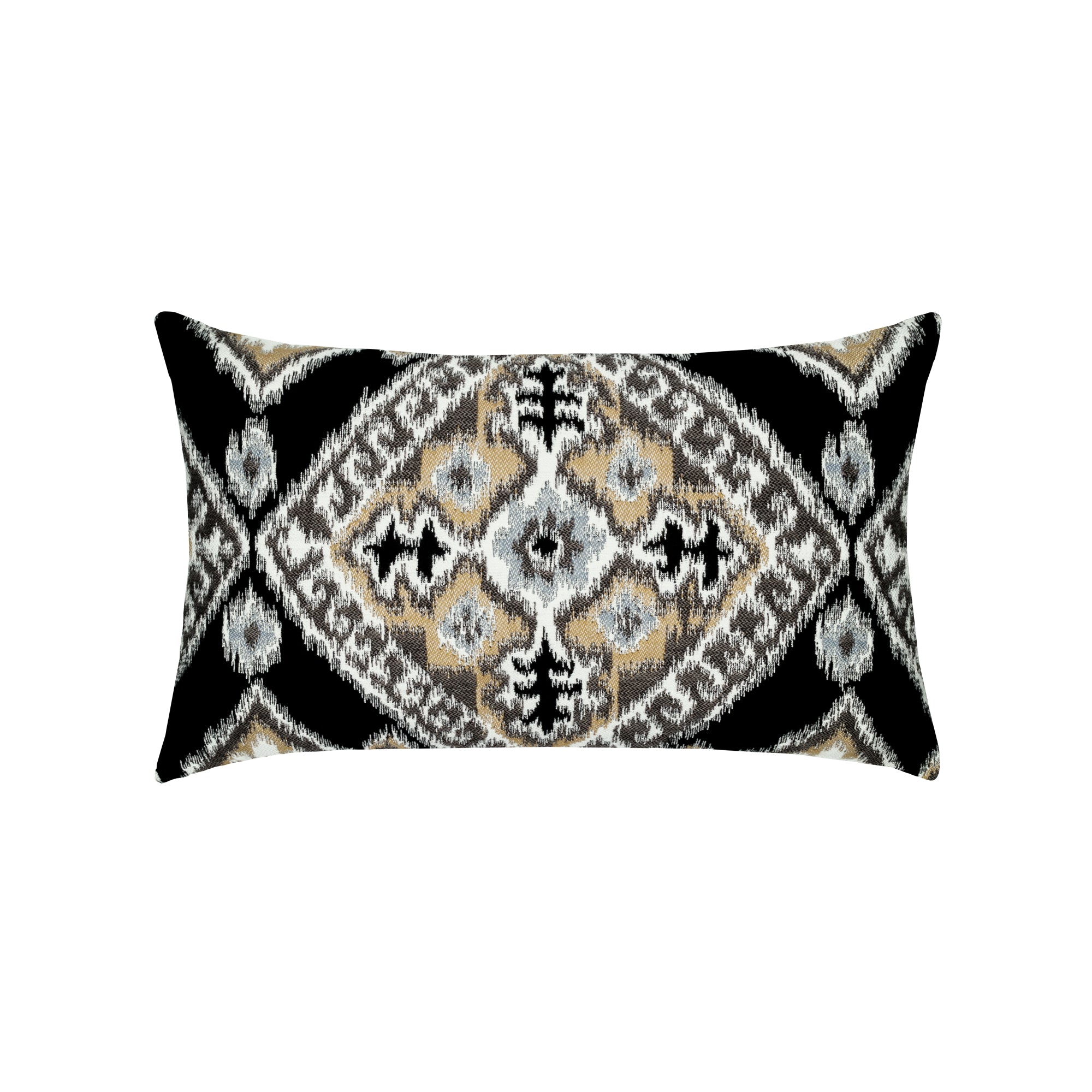 Ikat Diamond Onyx Double Sided | 12"x20"
