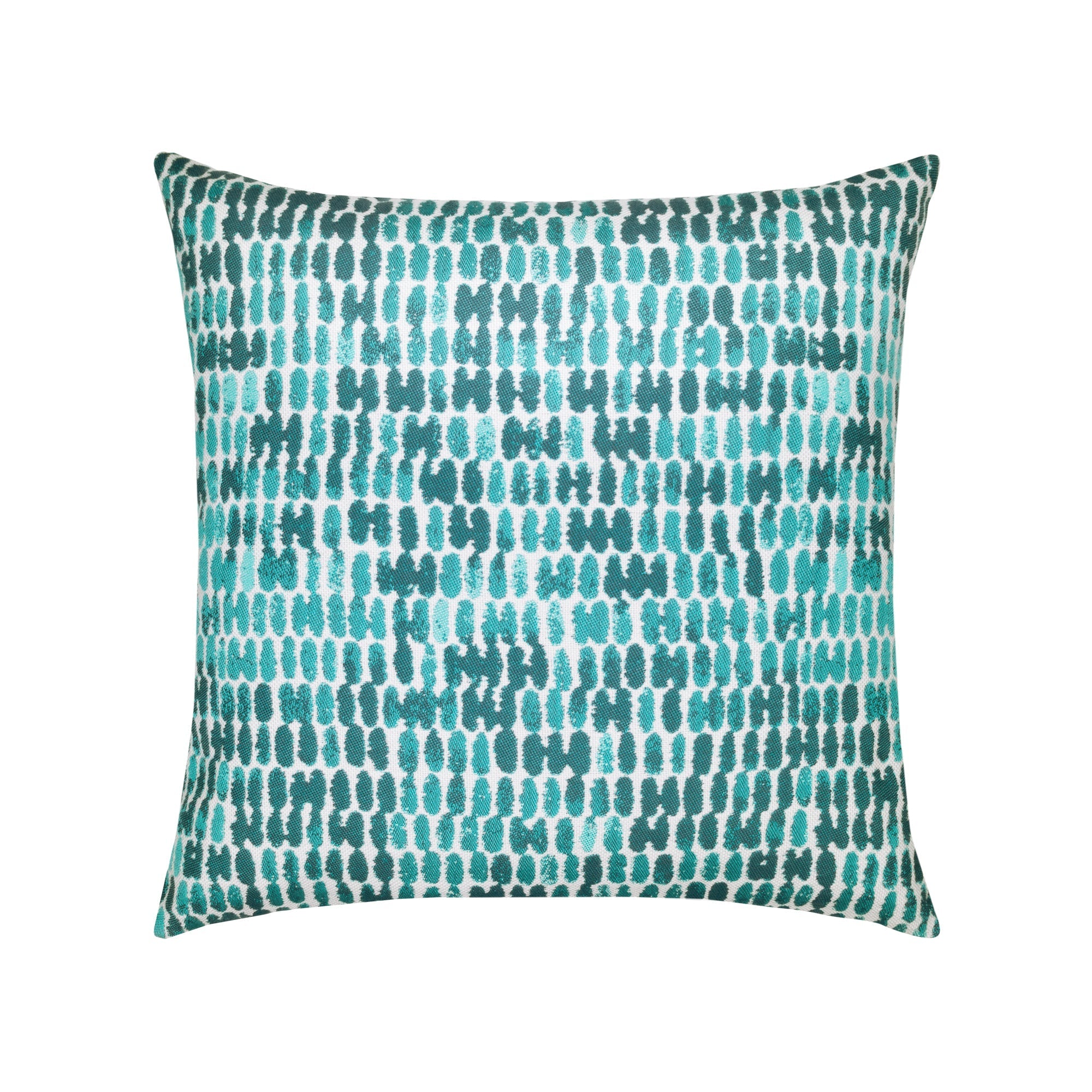 Aruba striped ombre pillow in square size for modern indoor and outdoor decor