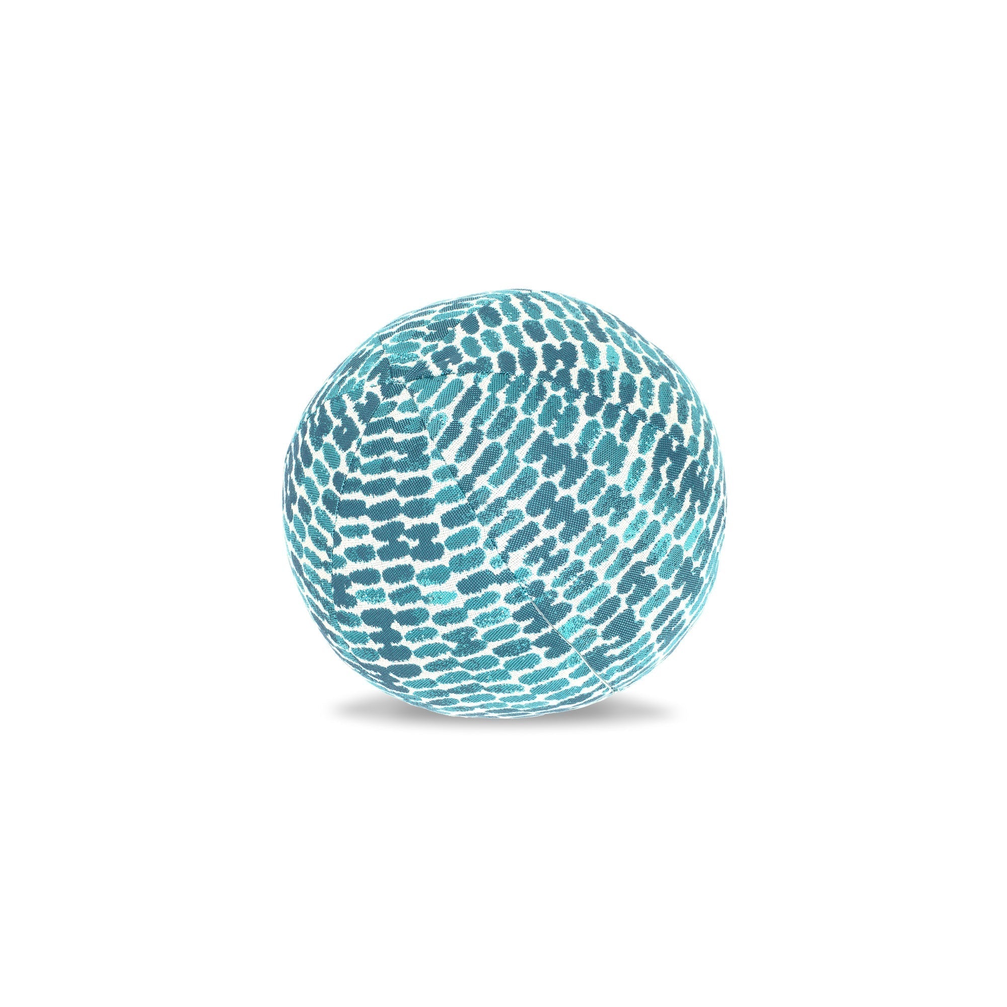Round aruba striped ombre pillow for elegant indoor and outdoor decor