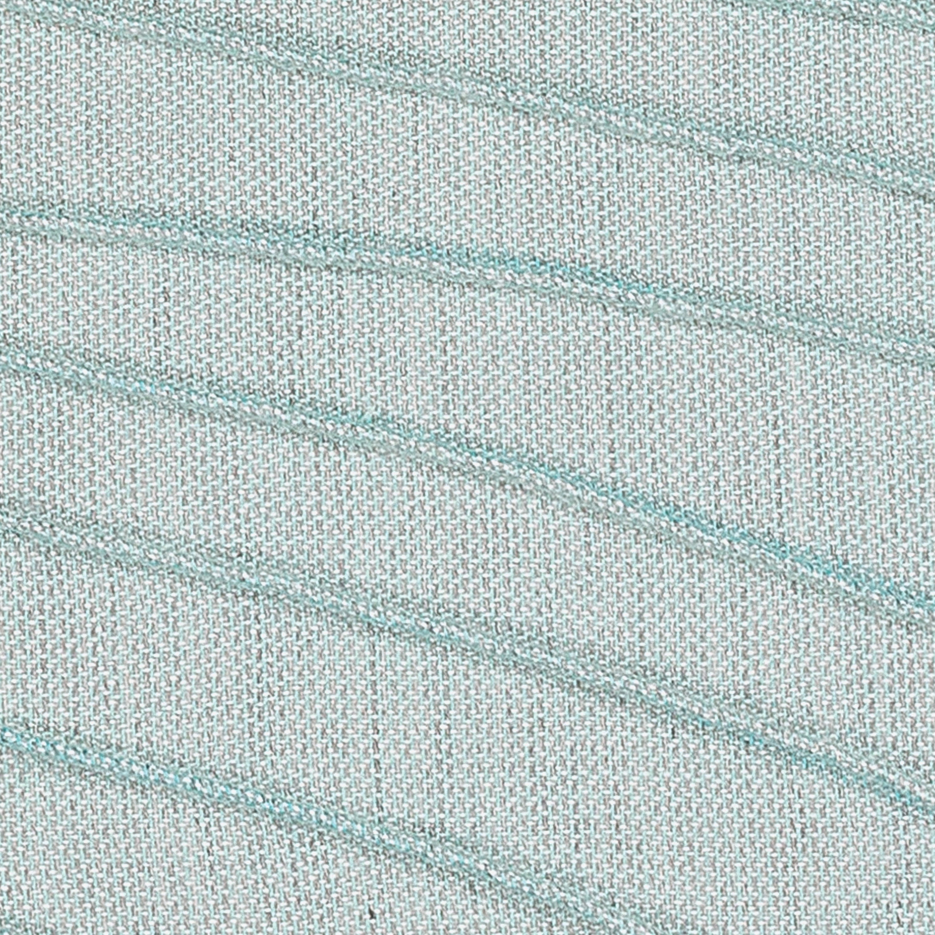 Detail image of light blue textured pillow square size for nautical indoor and outdoor decor