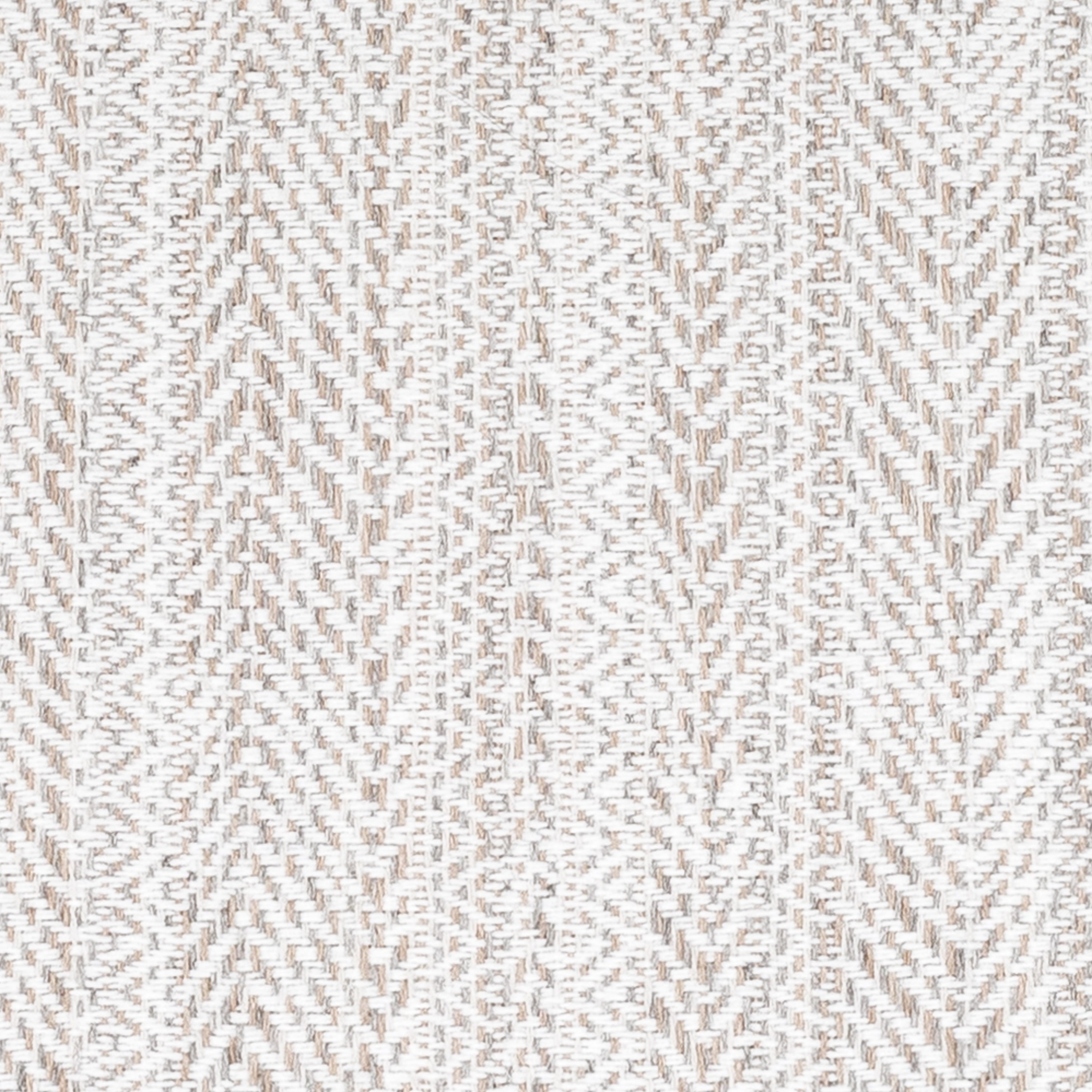 Detail image of Ivory solid outdoor pillow square size for neutral patio decor