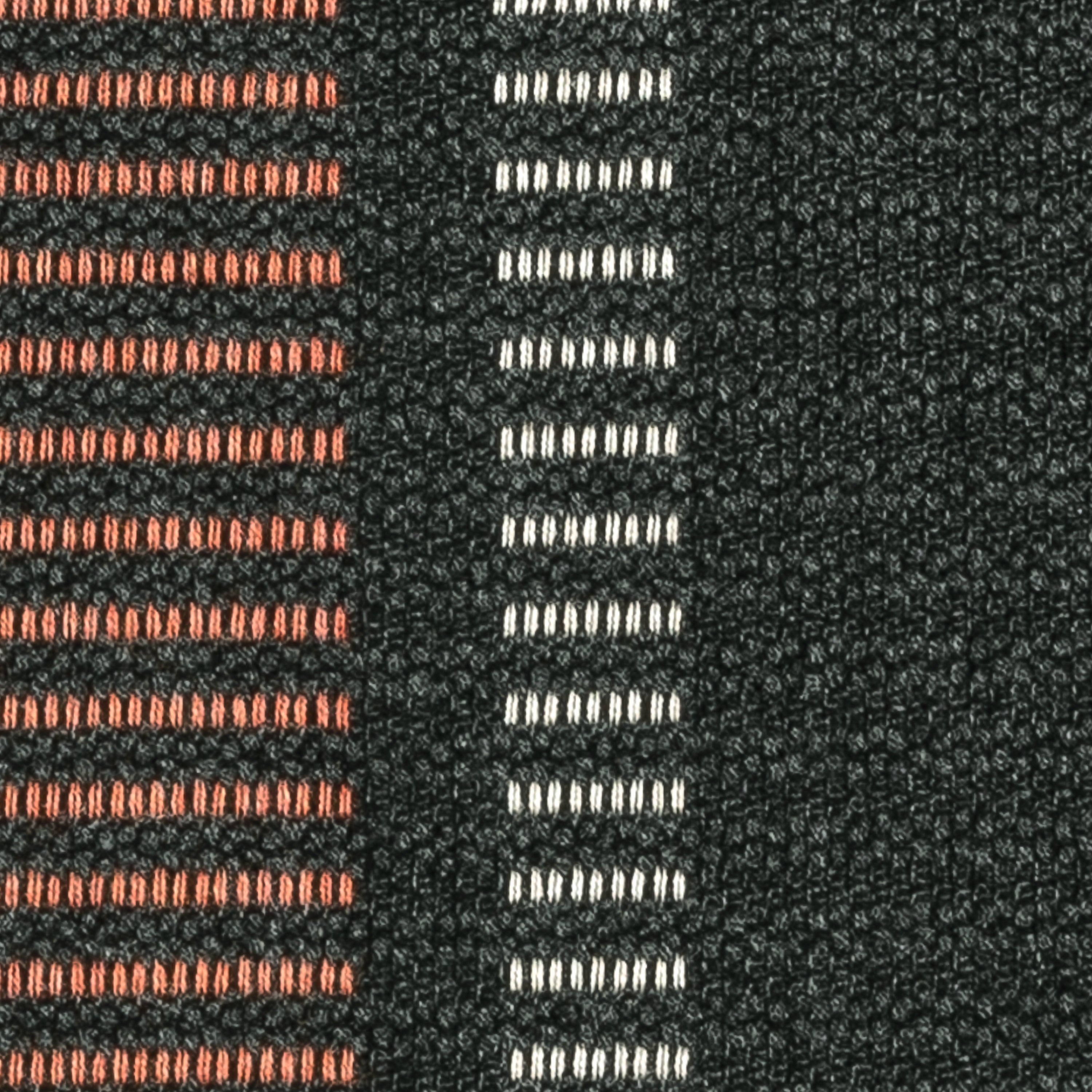 Detail image of Charcoal geometric outdoor pillow square size for transitional patio décor