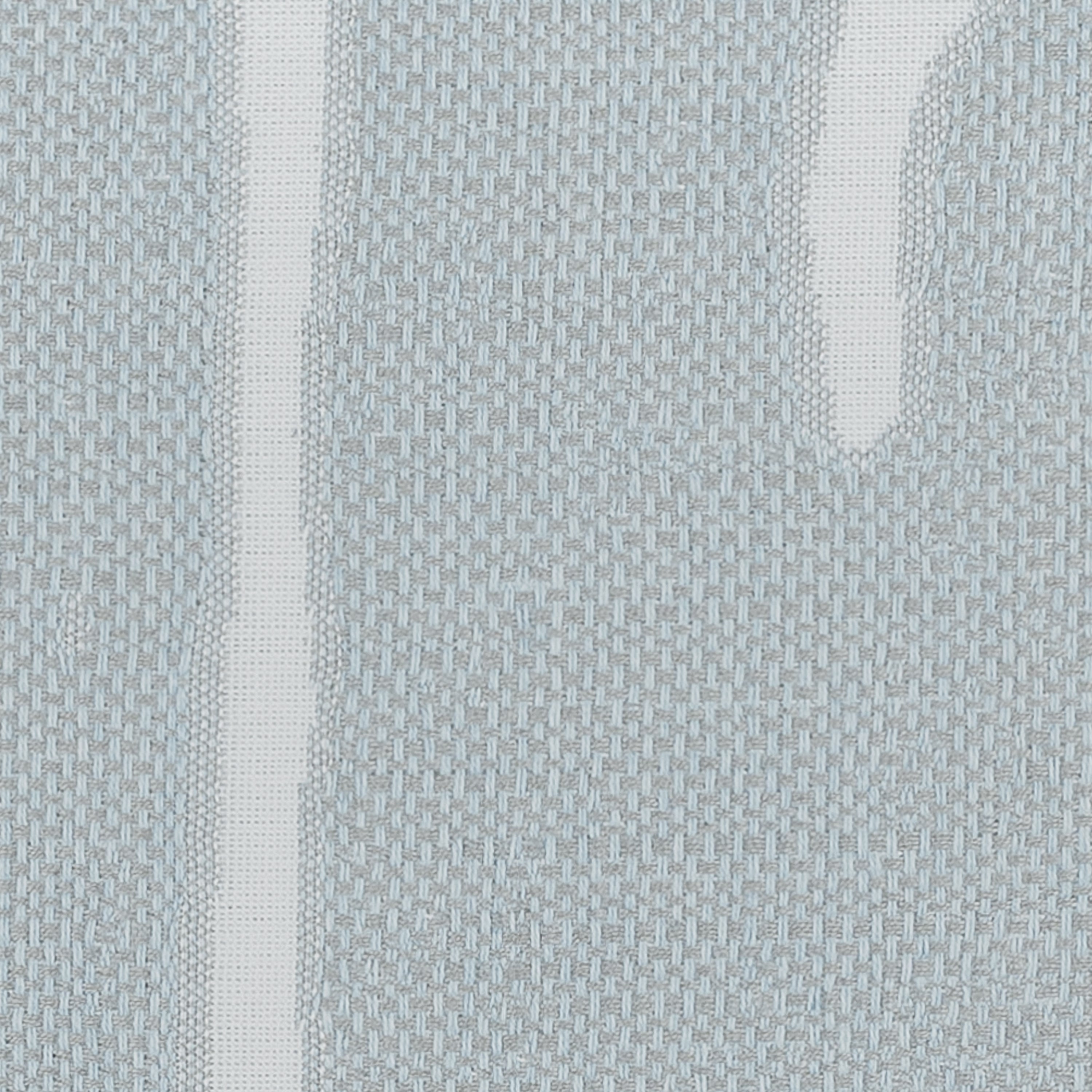 Detail image of Soft gray blue outdoor pillow with rectangular shape lumbar size for modern patio decor