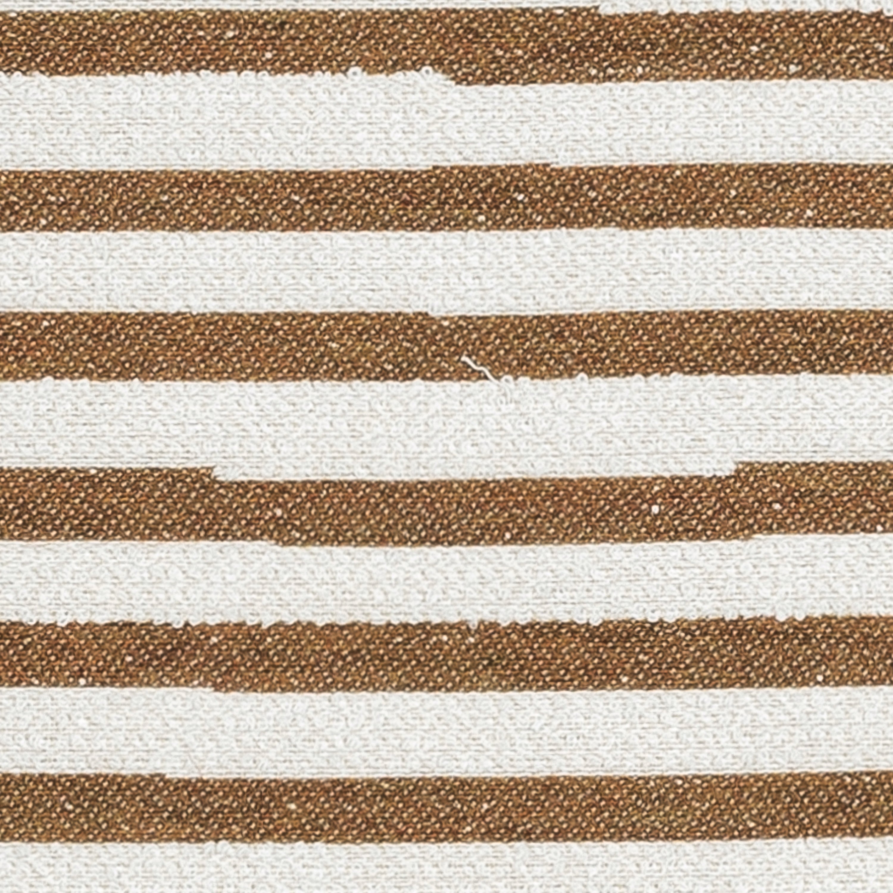 Detail image of Caramel striped pillow lumbar size for earthy indoor and outdoor decor