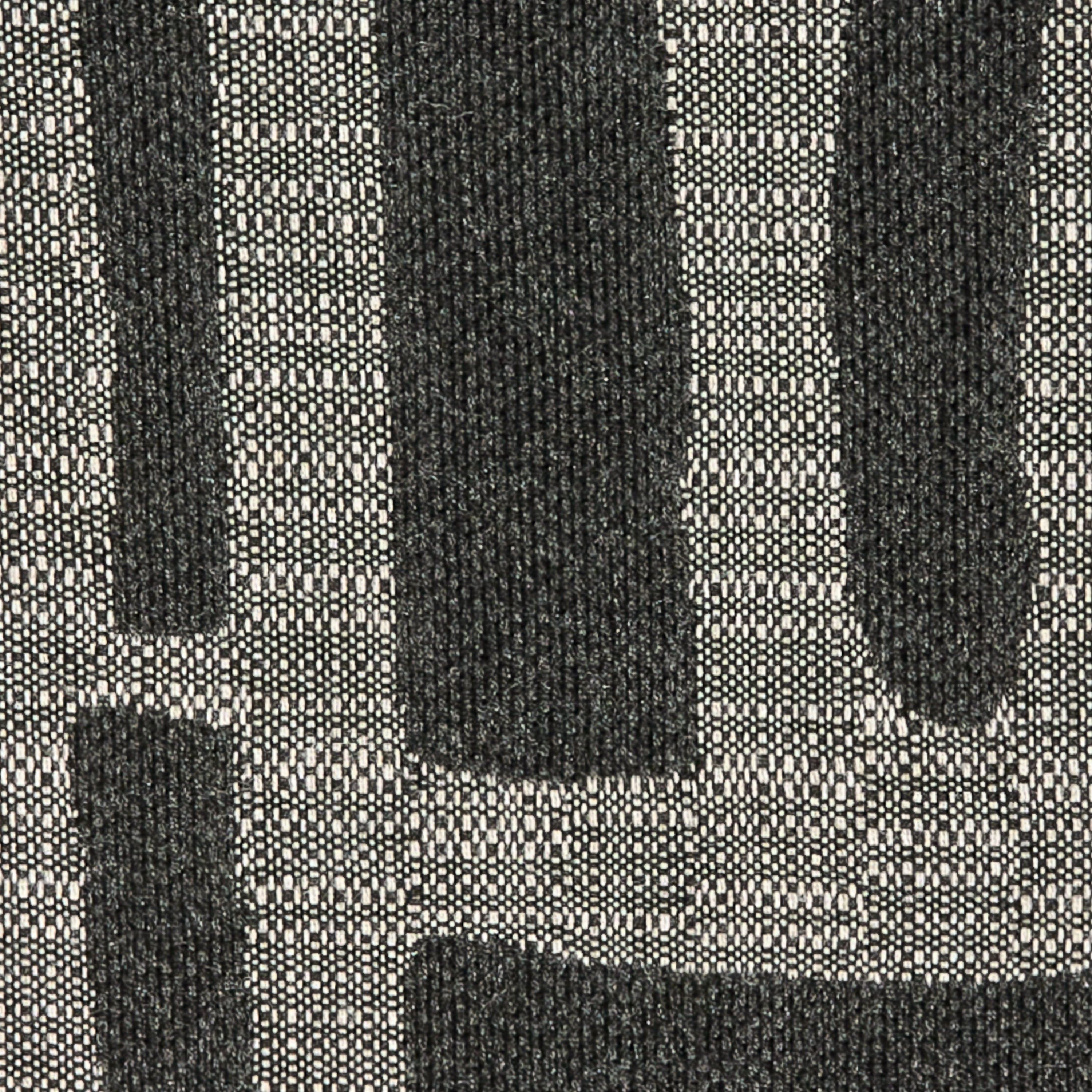 Detail image of Charcoal geometric pillow square size for modern indoor and outdoor decor by Elaine Smith