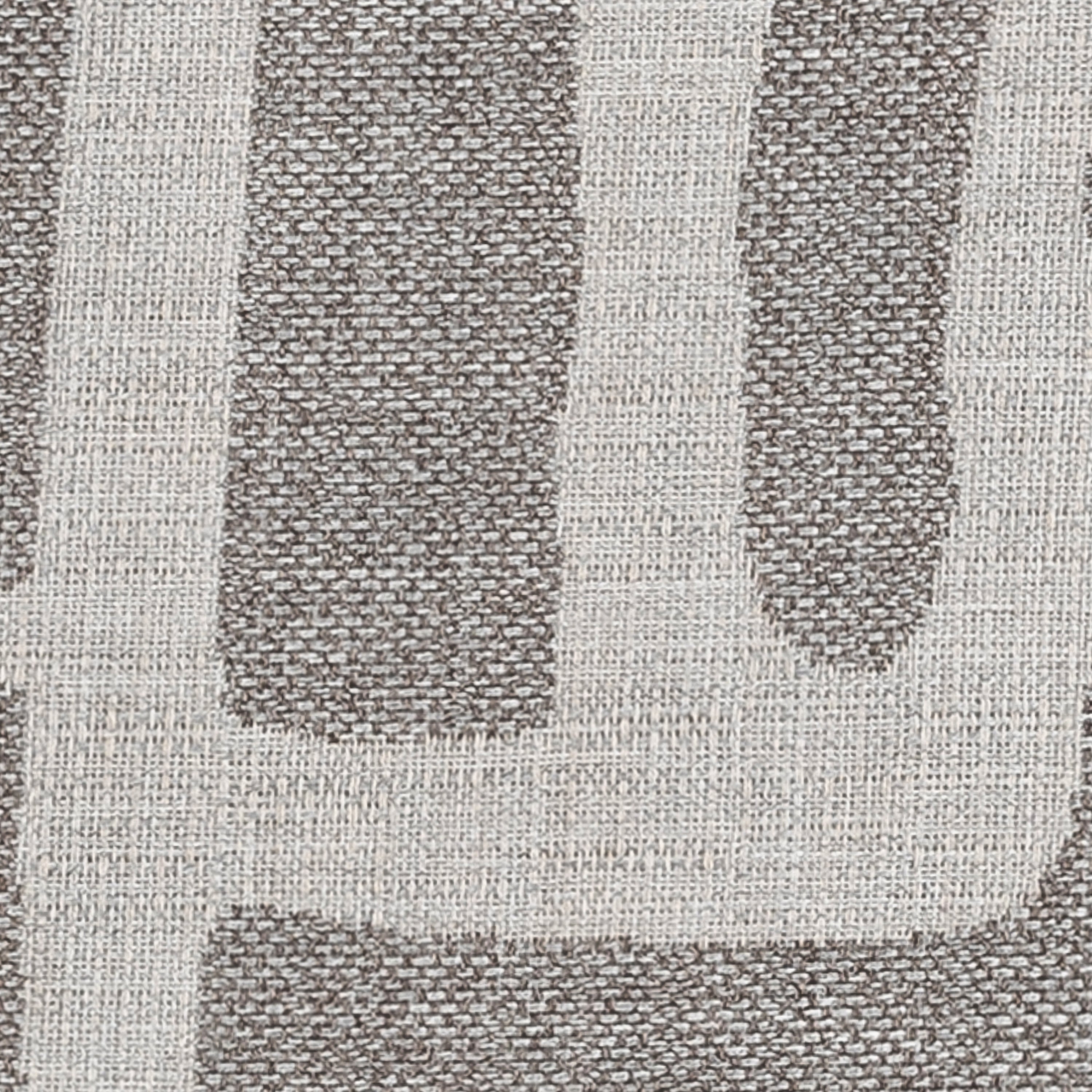 Detail image of Gray geometric pillow square size for transitional indoor and outdoor decor