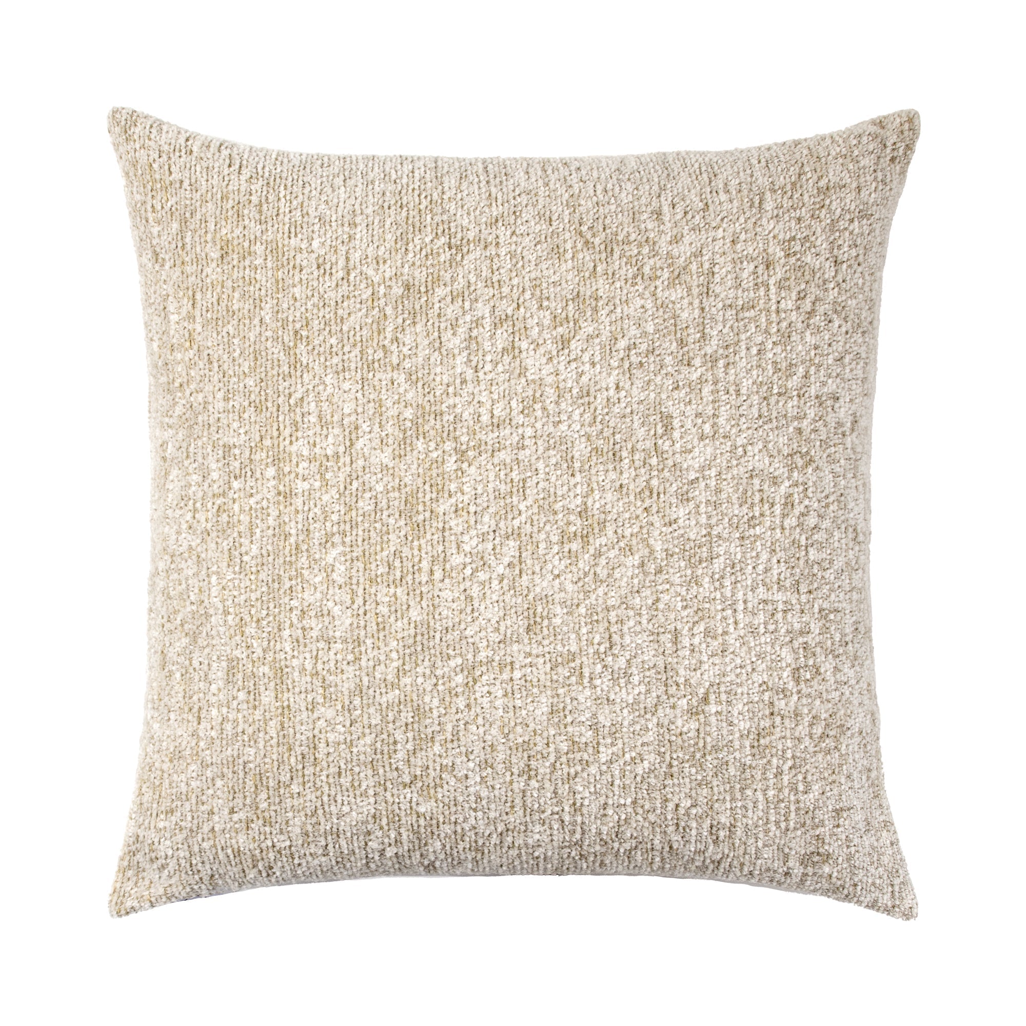 Round gray outdoor pillow with textured finish for stylish patio accents
