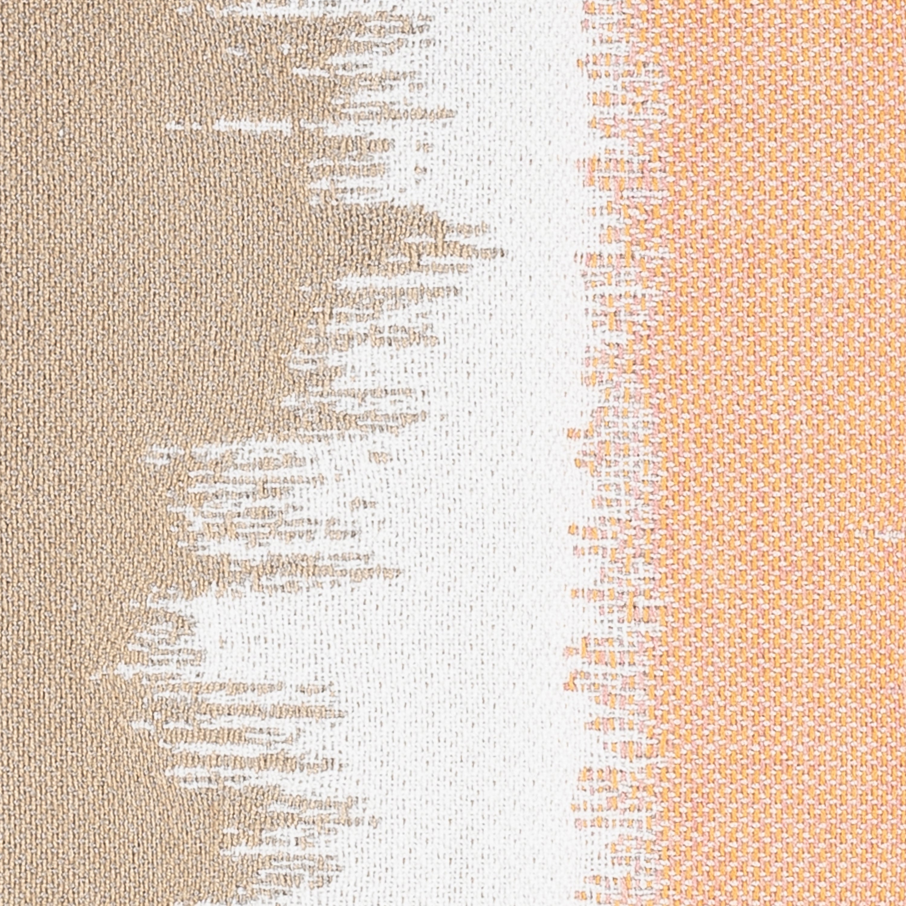 Detail image of Clay and tan ombre outdoor pillow lumbar size for sophisticated indoor and outdoor decor