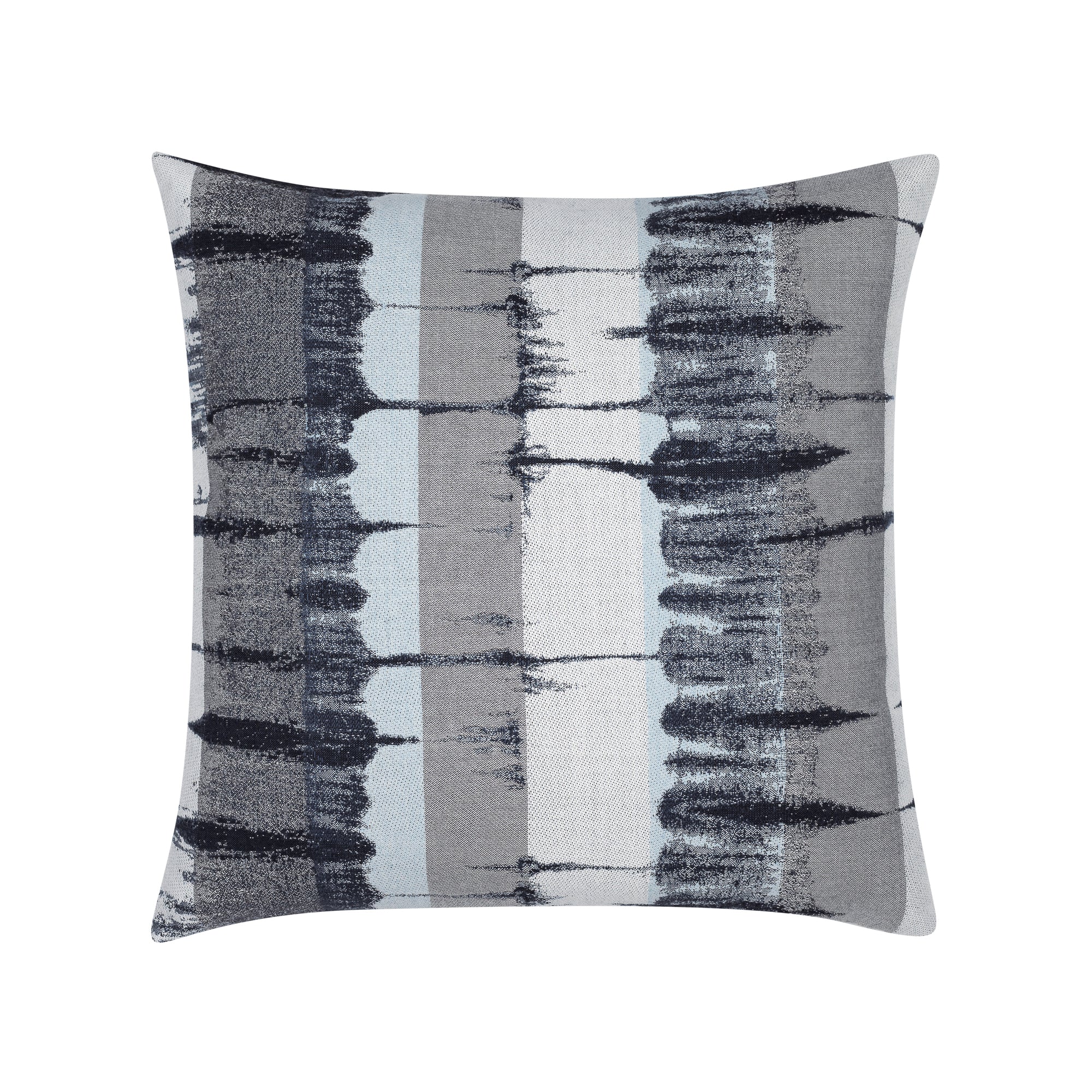 Blue and gray ombre pillow lumbar size for elegant indoor and outdoor decor