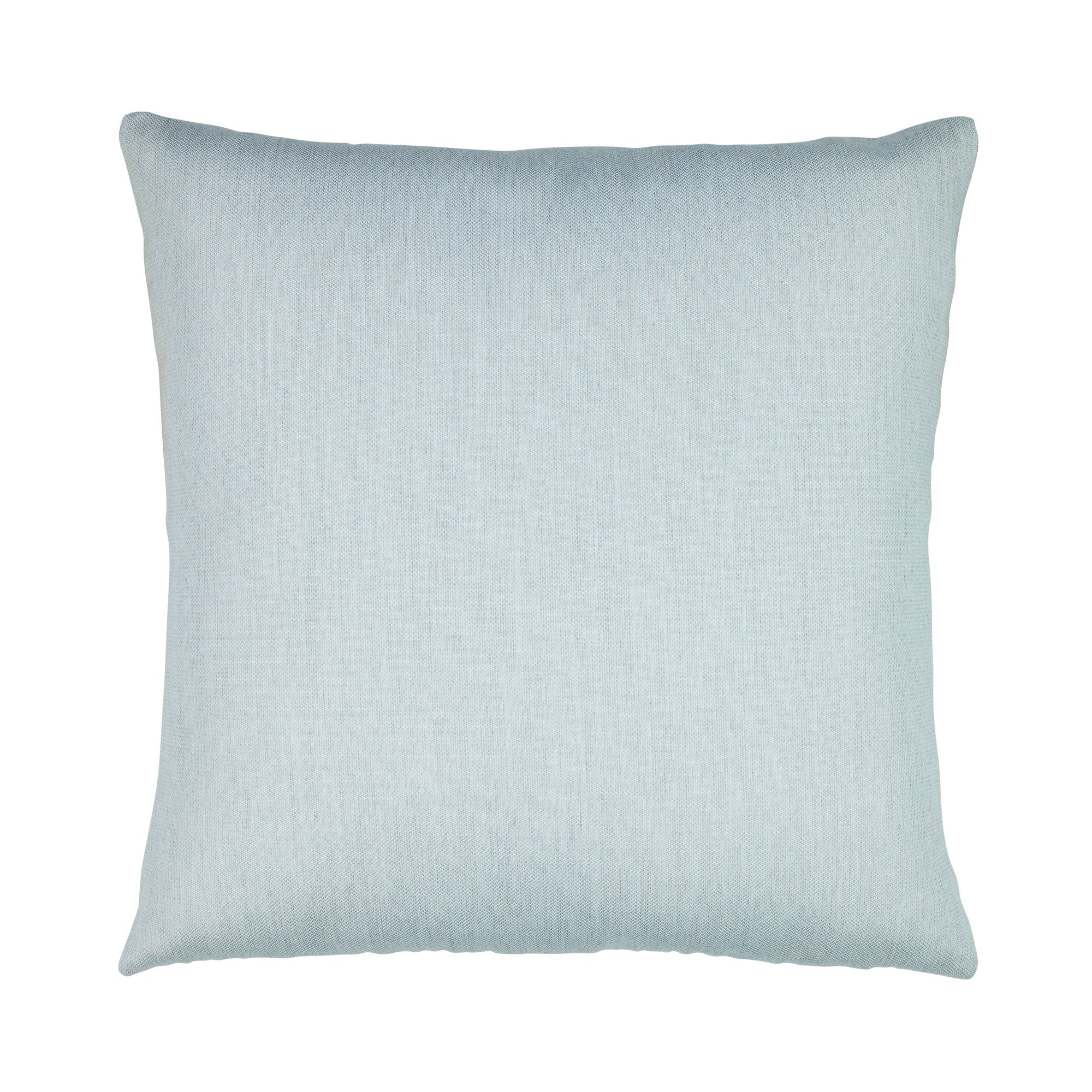 Back image of Green leaf motif pillow with corner tassels for elegant indoor and outdoor decor