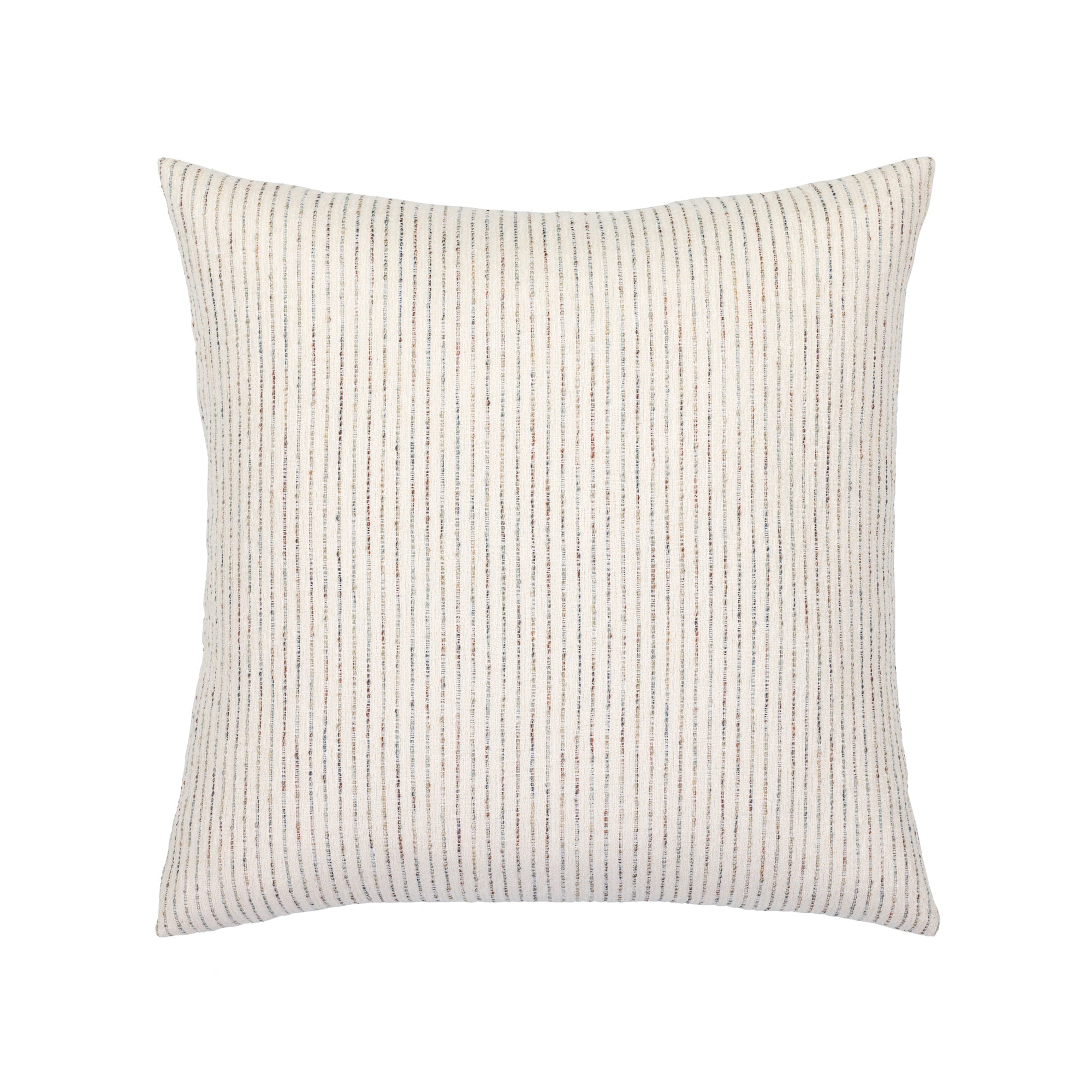 Ivory with flecks of multi color pillow square size for neutral indoor and outdoor decor
