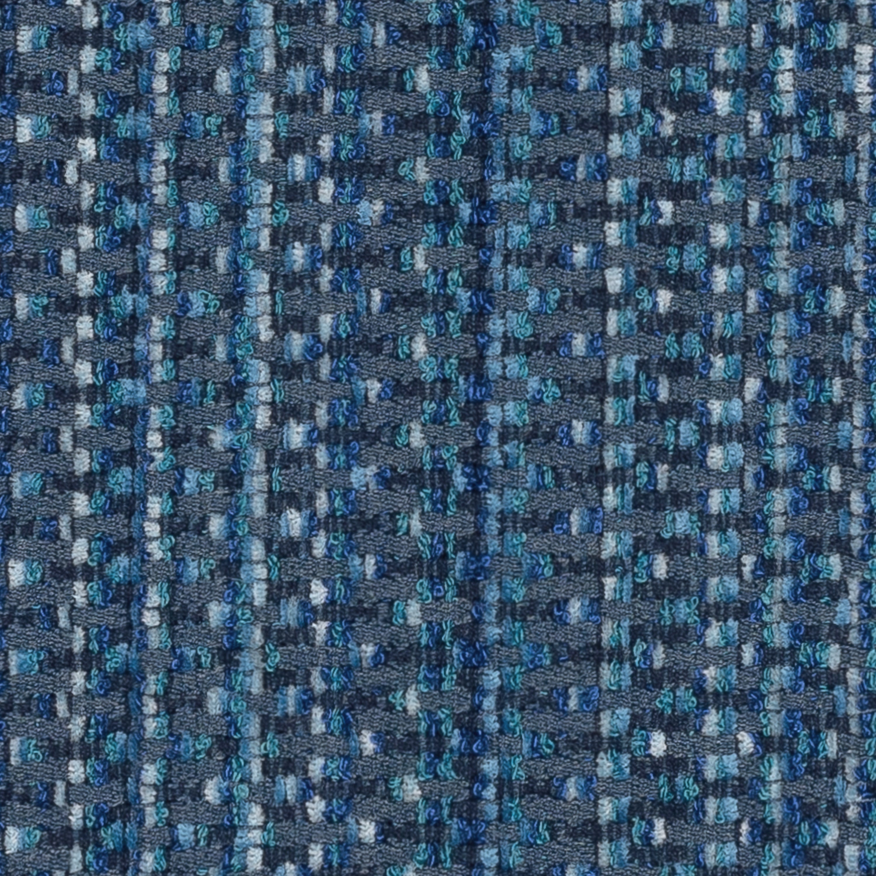 Detail image of Midnight small scale stripe outdoor pillow square size for earthy patio decor