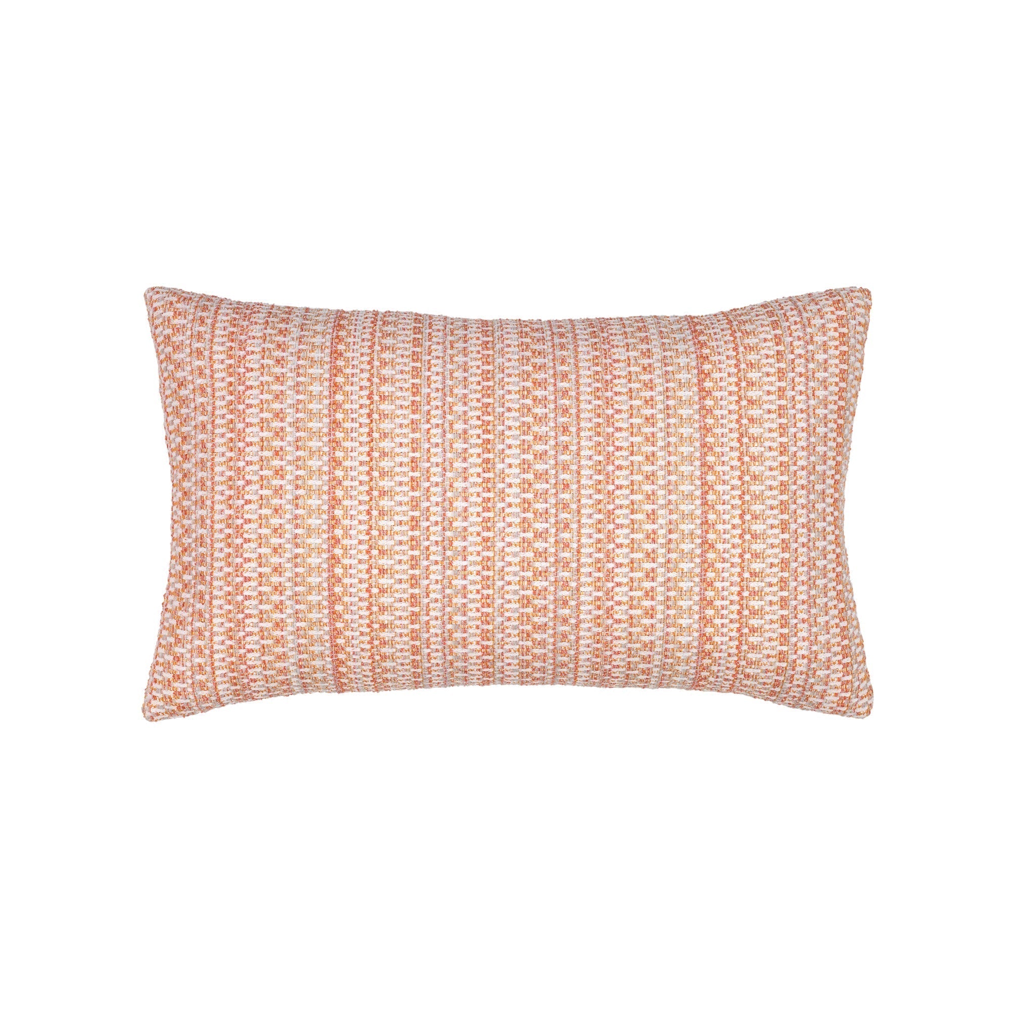 Clay small scale plaid outdoor pillow lumbar size for vibrant patio decor
