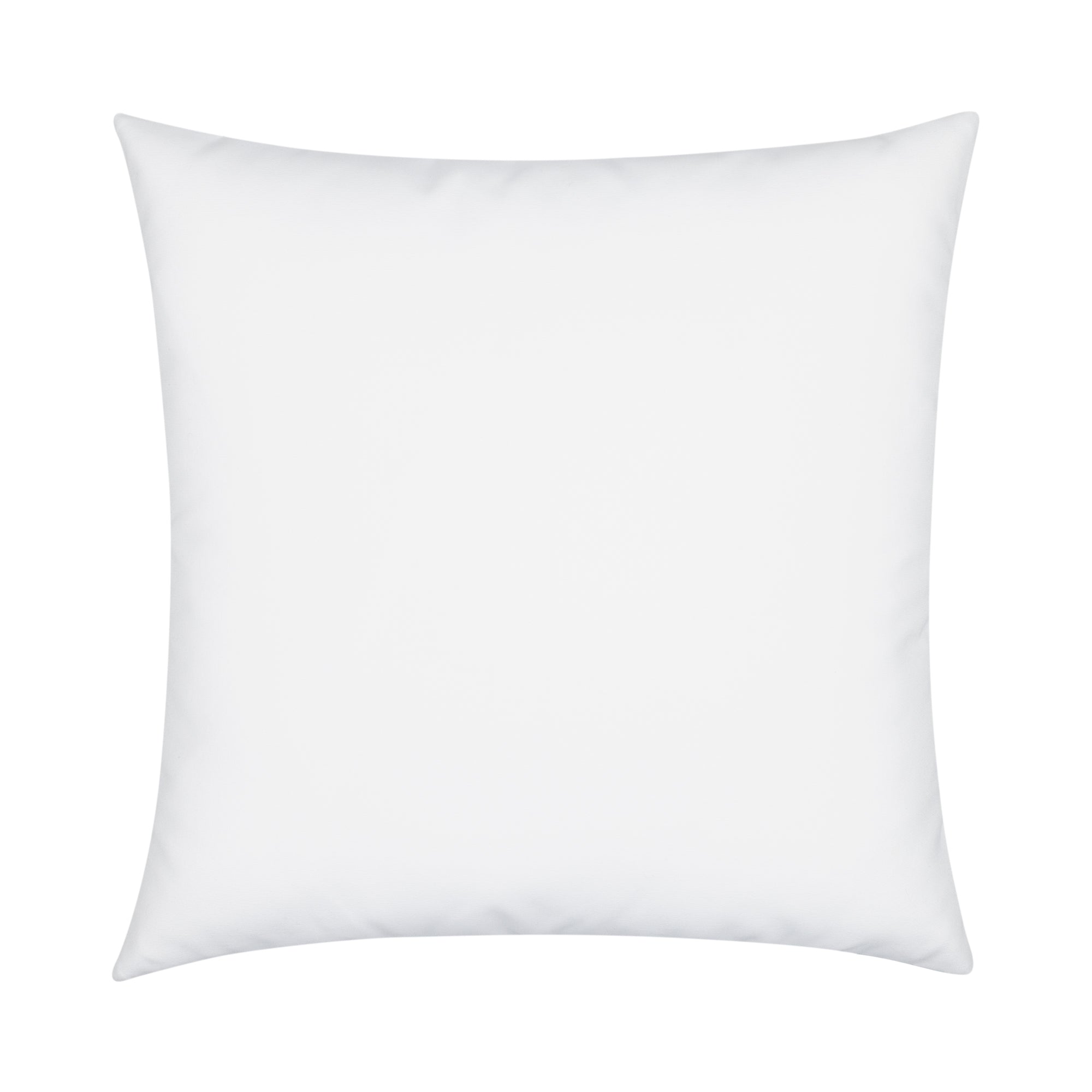 Back image of Blue Gray ombre outdoor pillow for modern outdoor furniture styling