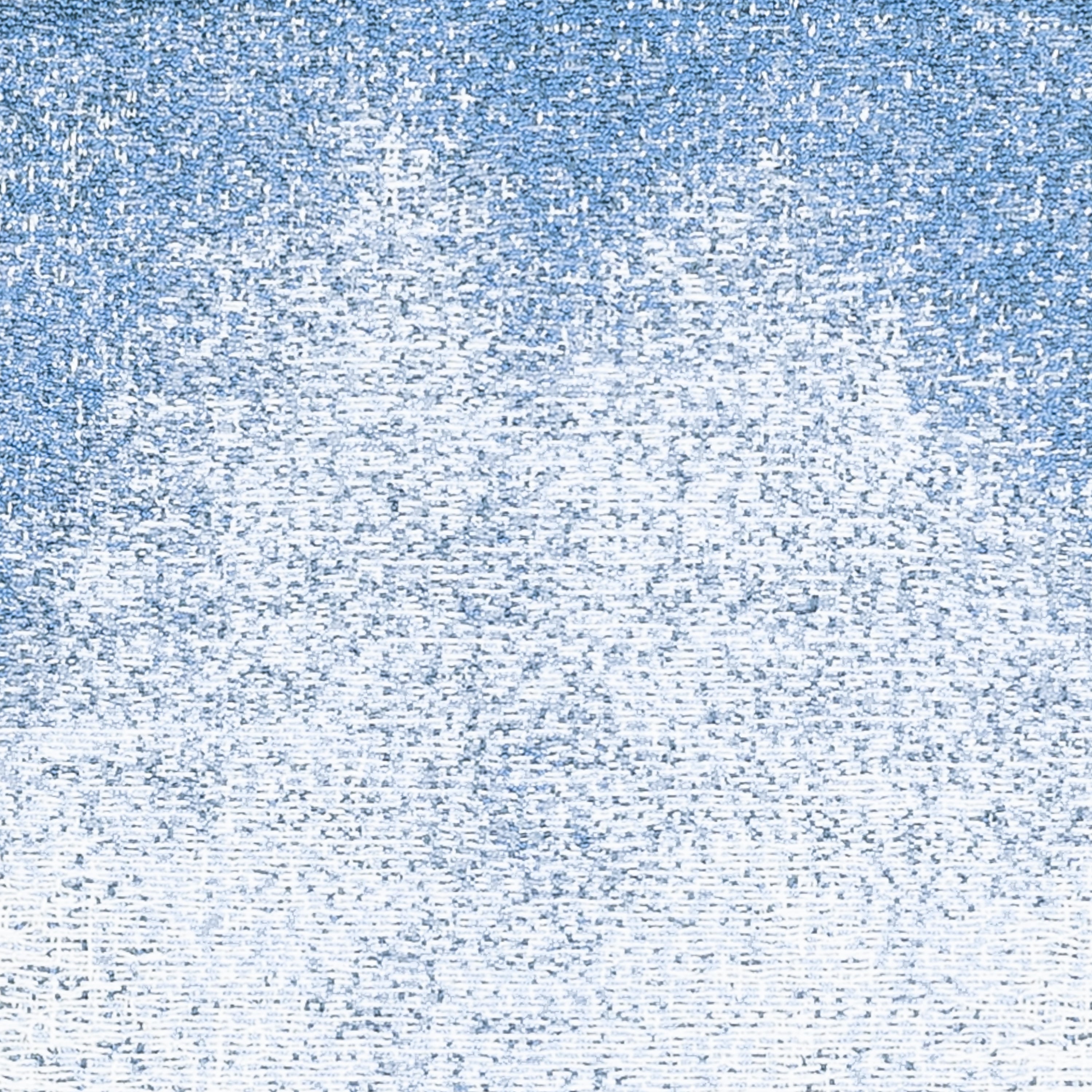 Detail image of Blue Gray ombre outdoor pillow for modern outdoor furniture styling