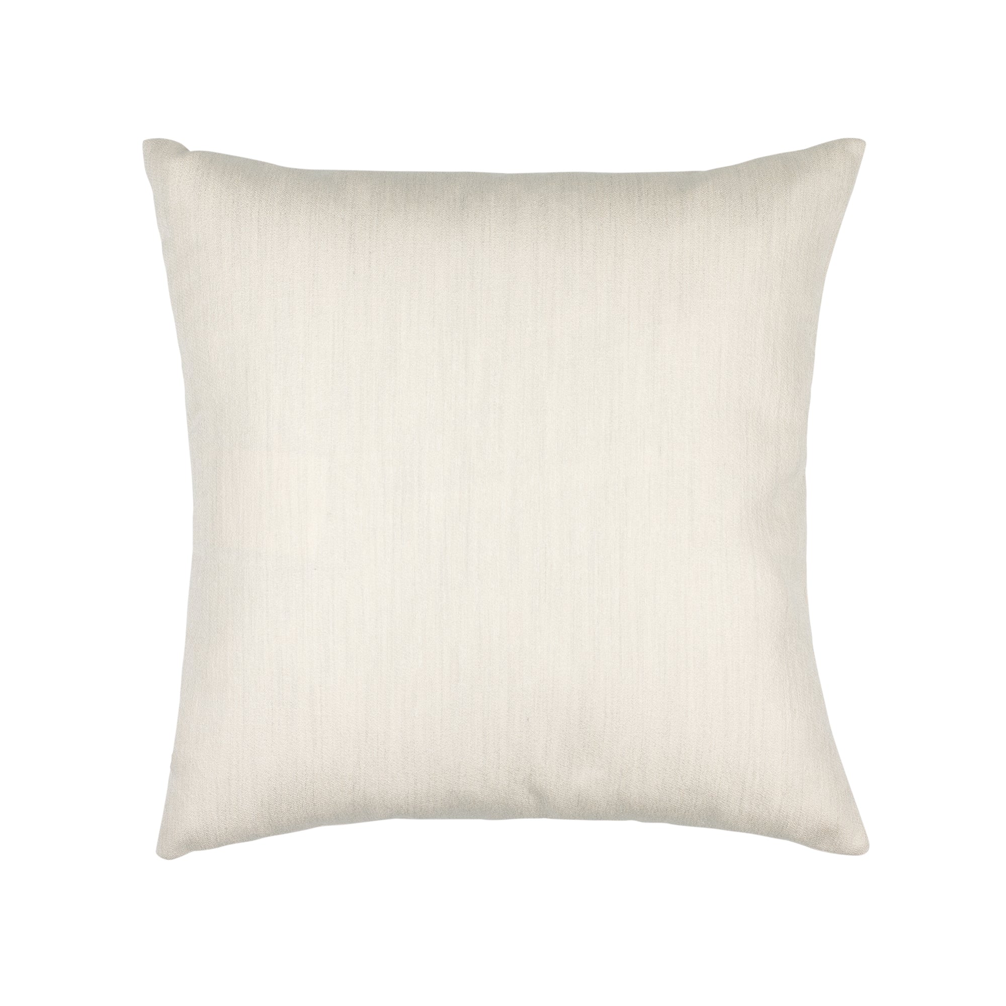 Back image of Ivory dog motif pillow square size for elegant indoor and outdoor decor by Elaine Smith