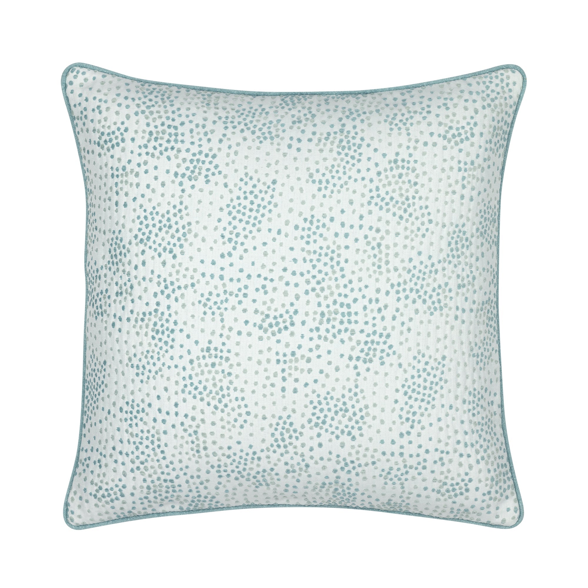 Blue mini flecked pillow square size for sophisticated indoor and outdoor decor