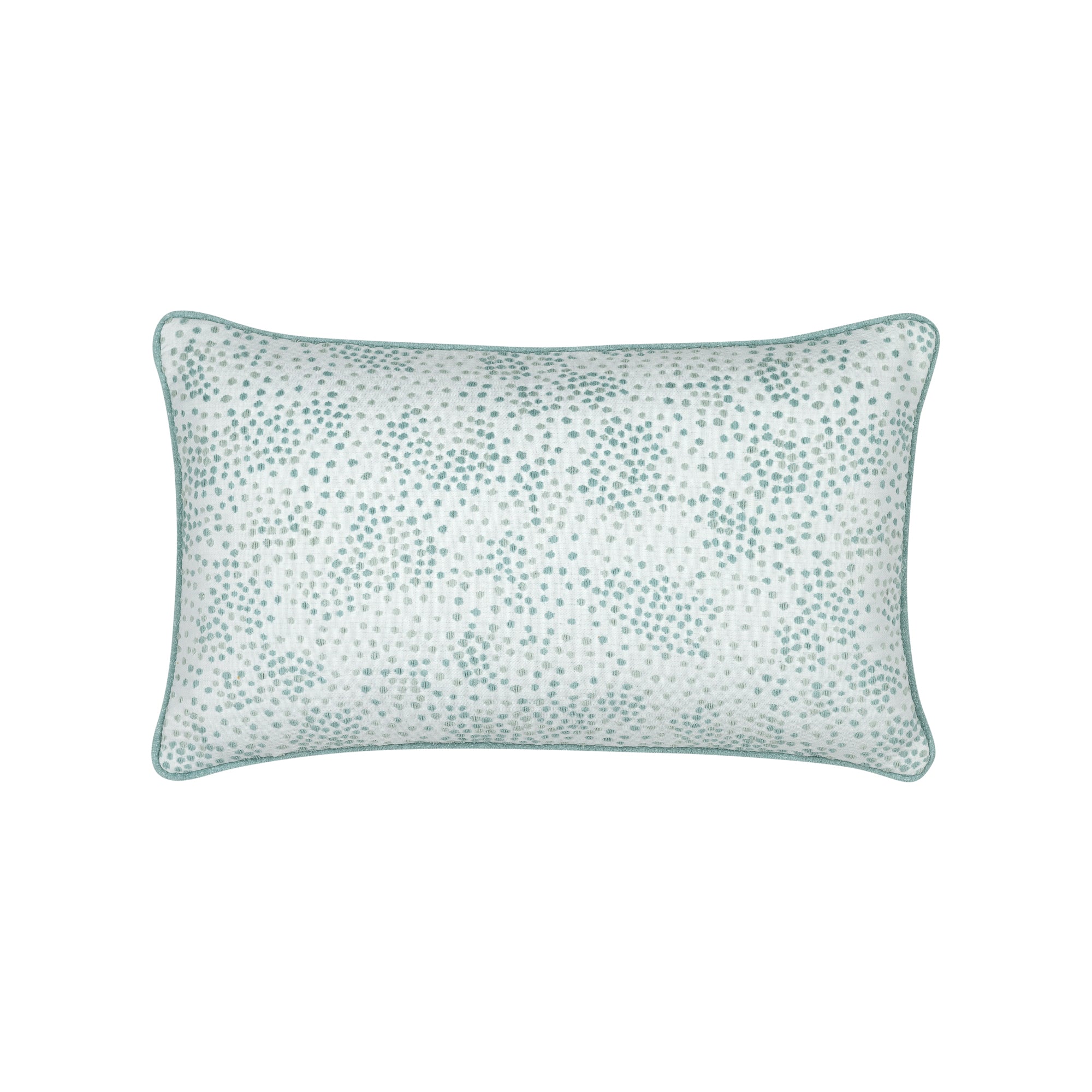 Blue mini flecked pillow lumbar size for elegant indoor and outdoor decor