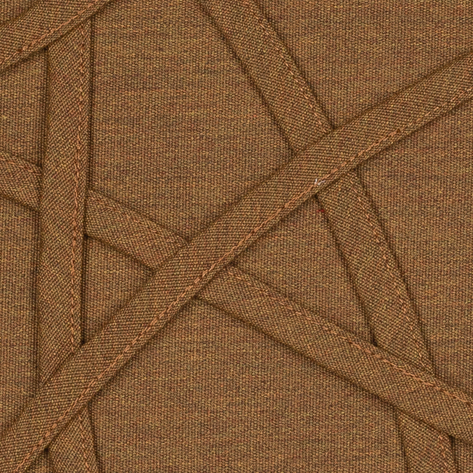 Detail image of Rust outdoor pillow with solid texture square size for classic patio decor by Elaine Smith