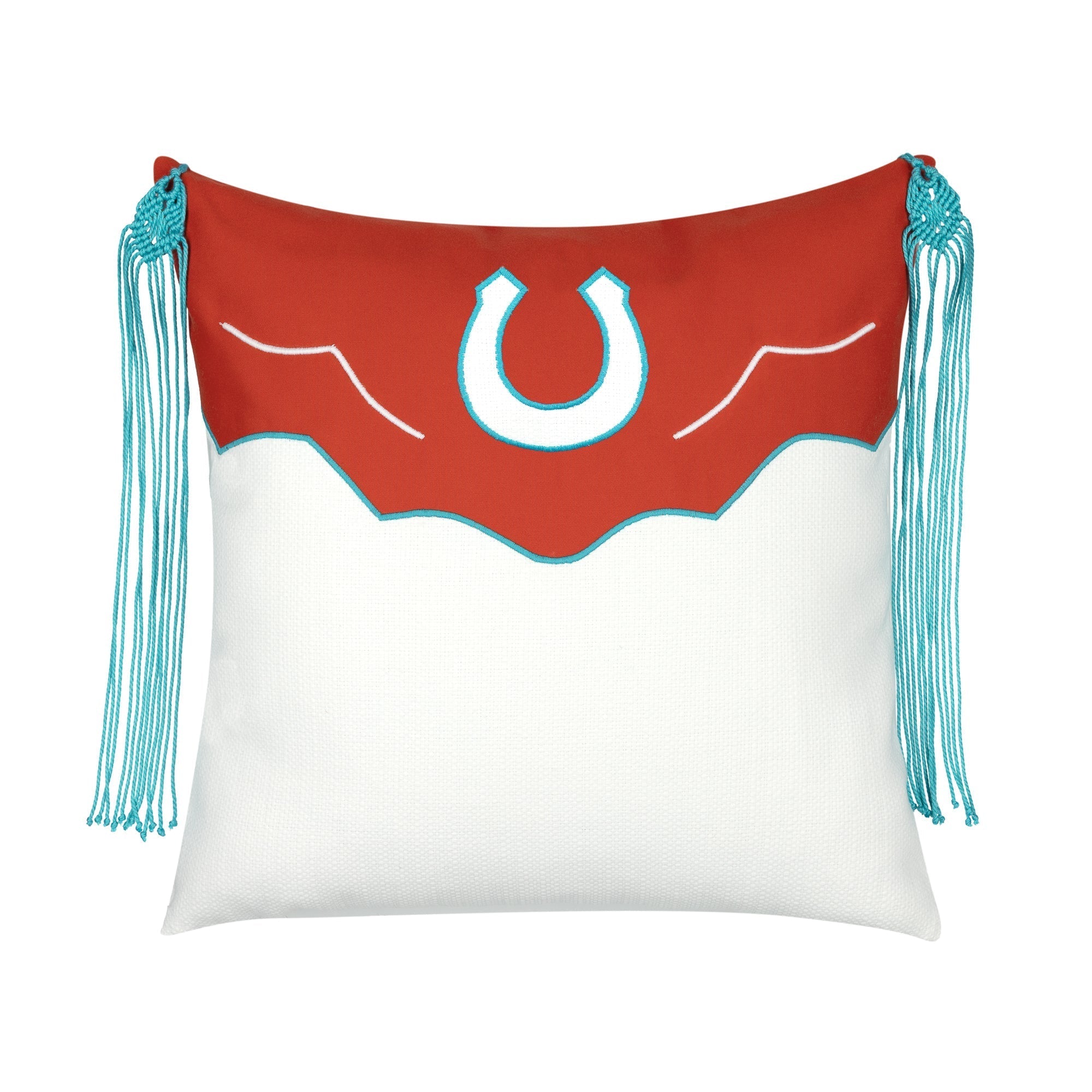 lucky rose outdoor pillow front