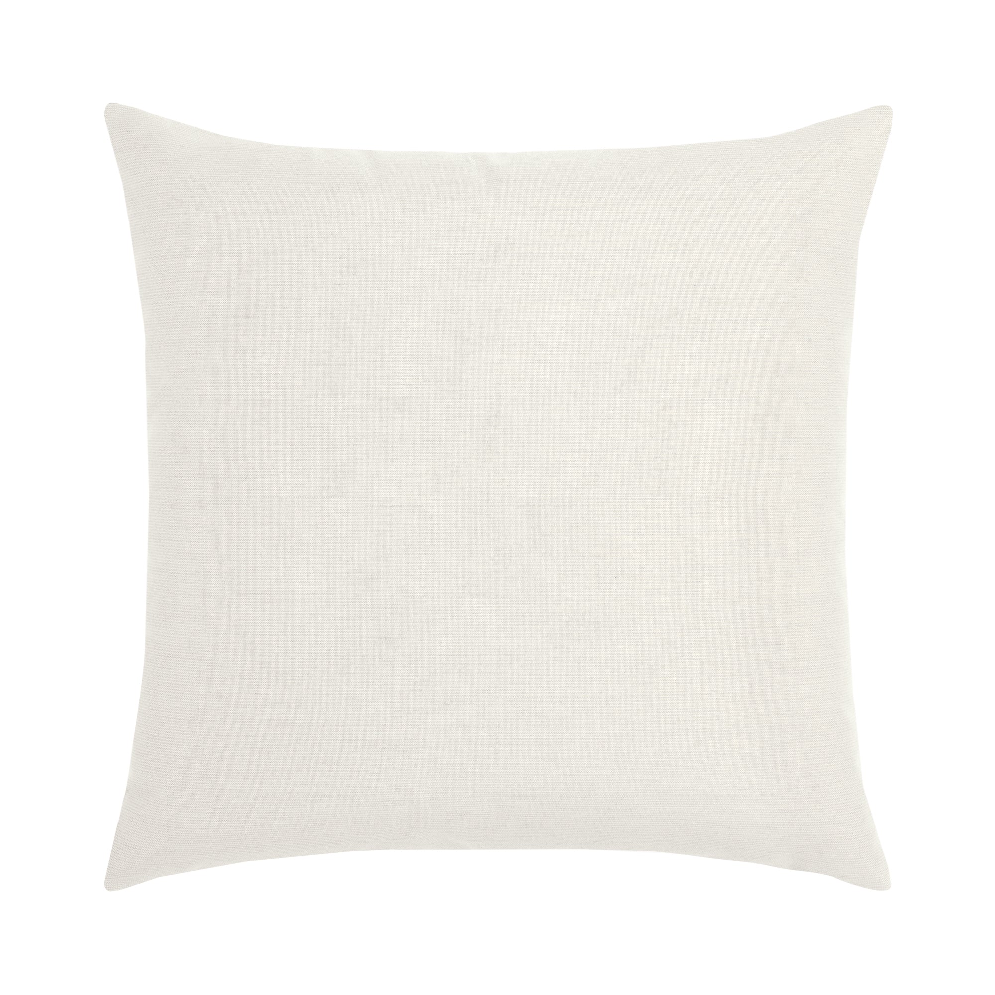 Back image of Blue outdoor pillow with mosaic pattern, square size for coastal-inspired outdoor styling