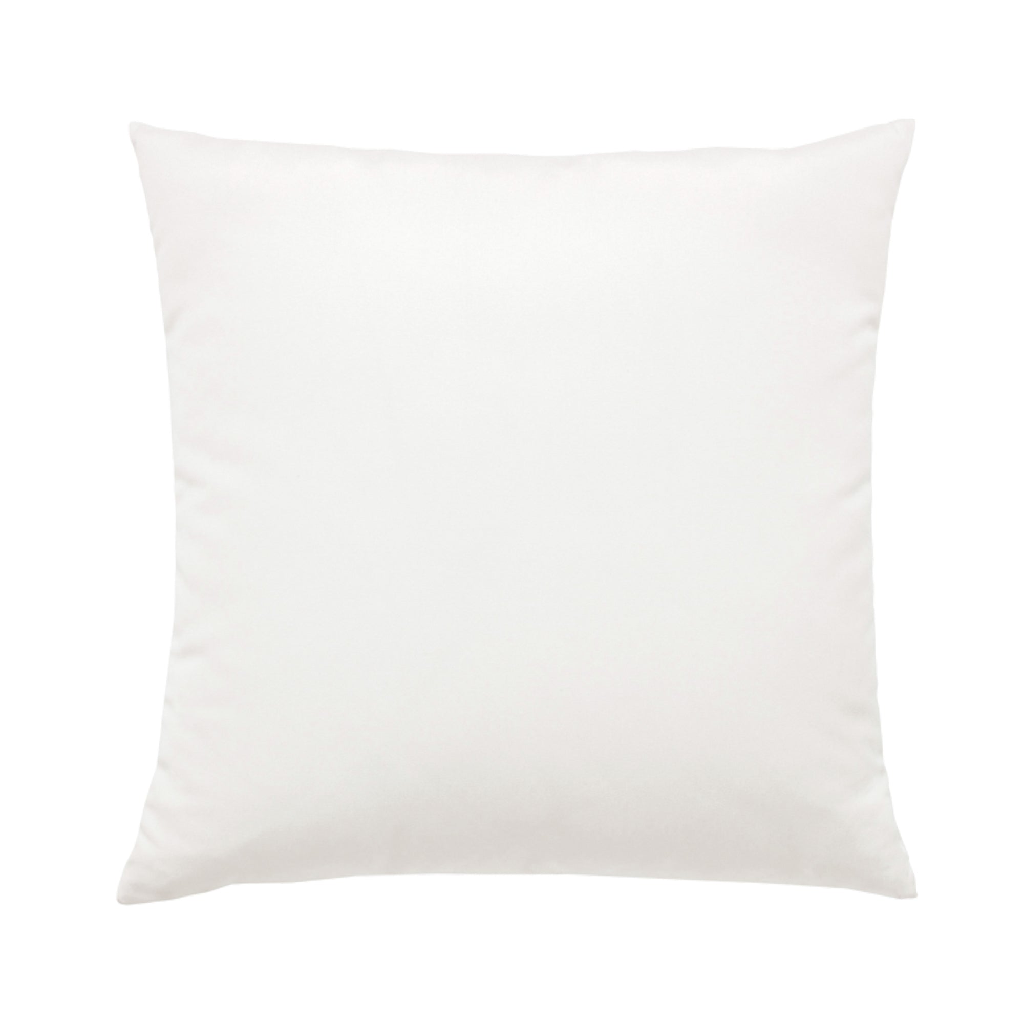 Back image of Teal tropical leaf on white textured ground outdoor pillow in square size for nature inspired patio decor by Elaine Smith