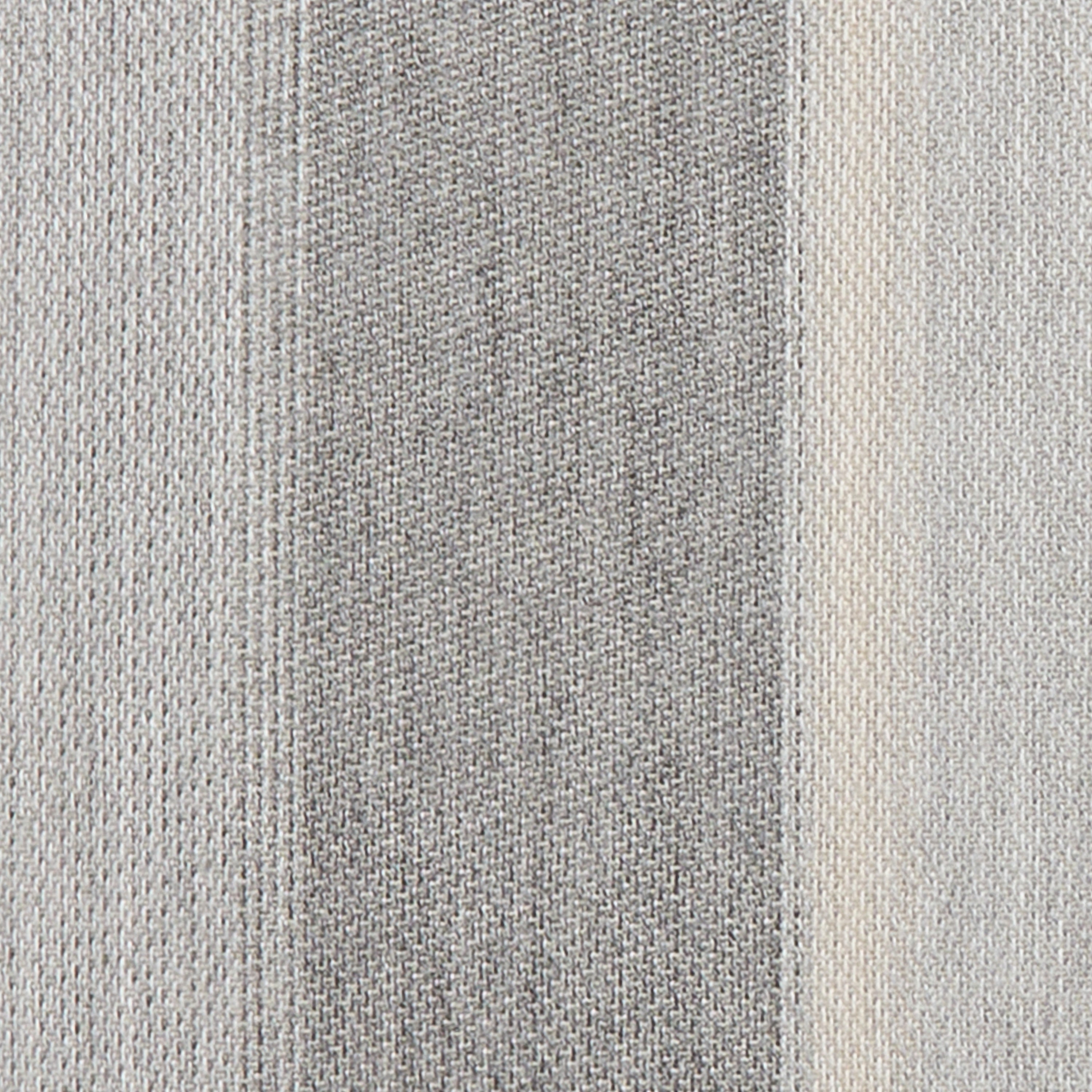 Detail image of gray ombre striped pillow square size for classic indoor and outdoor decor