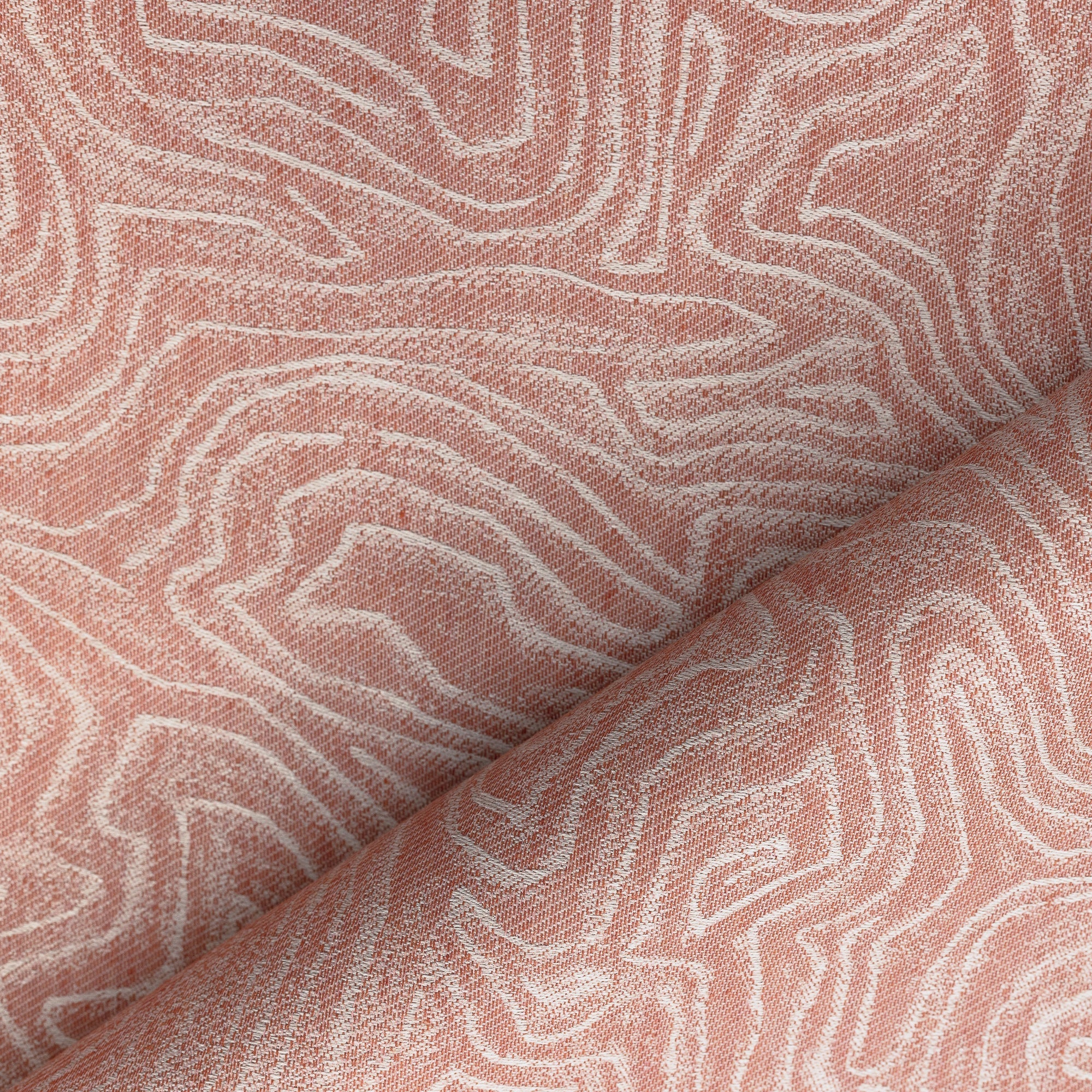 Close shot texture image of Chari Spice – outdoor-safe woven fabric by Elaine Smith, ideal for high-end commercial and residential applications.