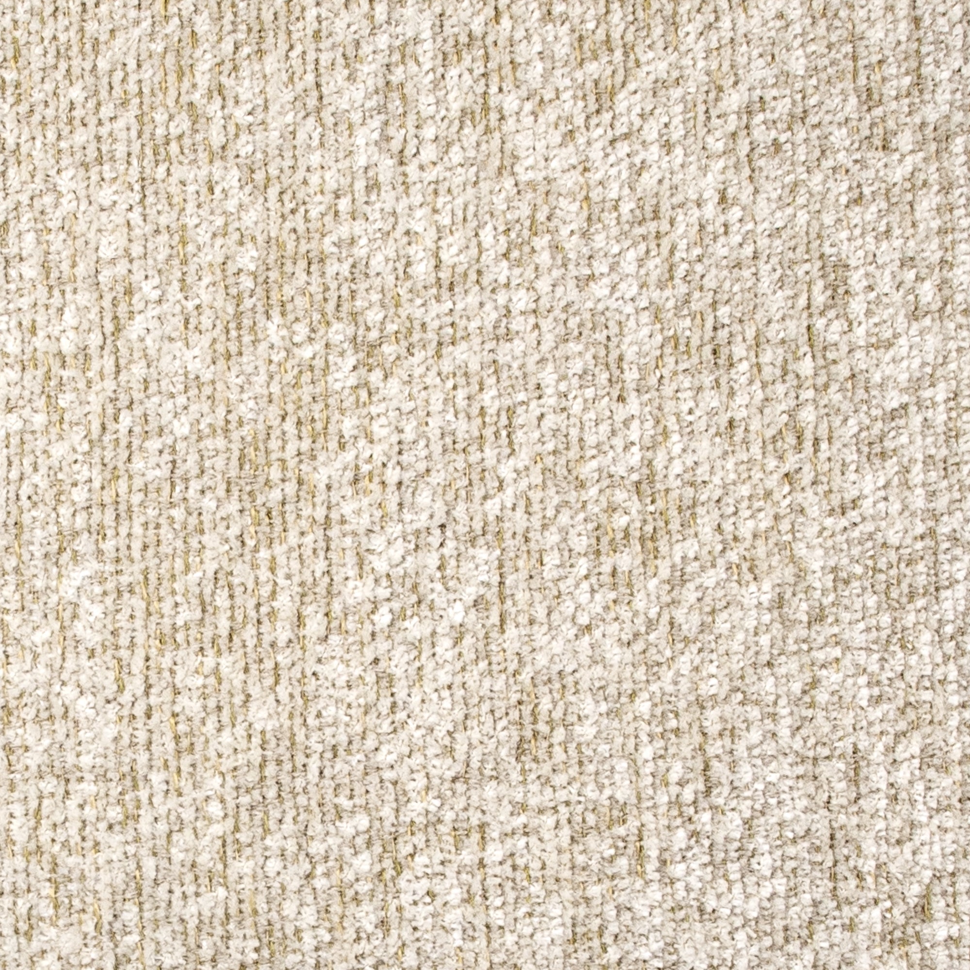 Detail image of Soft honey-colored woven texture chenille outdoor safe fabric