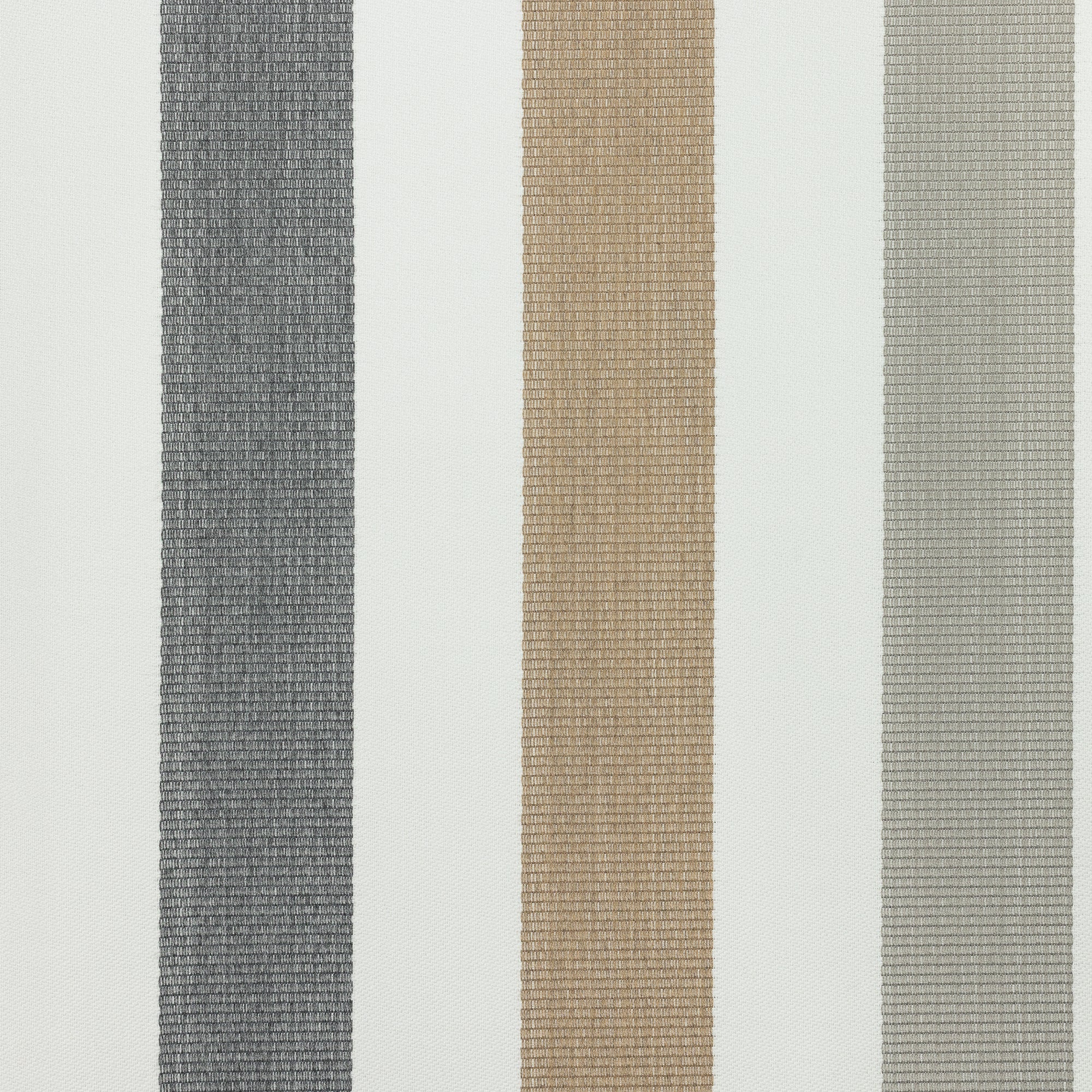 Detail image of Dune Stripe – outdoor-safe woven fabric by Elaine Smith, ideal for high-end commercial and residential applications.