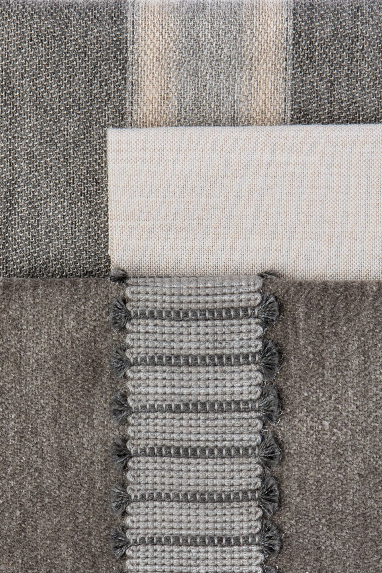 Coordinating fabrics to Elegant light-toned outdoor safe performance fabric with a smooth woven texture - Cast Pumice by Elaine Smith
