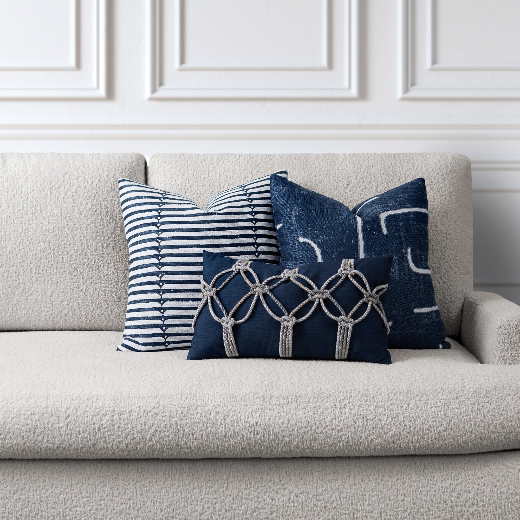 Denim Pillow Package 3-Pack | Faux Down