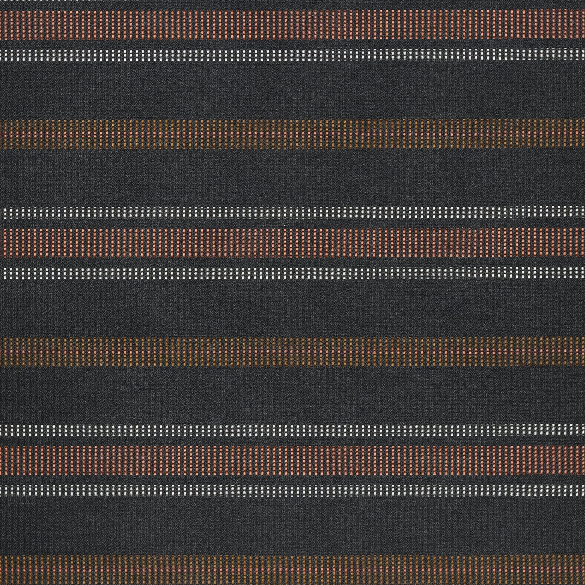 Earth-toned woven outdoor safe fabric with subtle stripe detailing – Journey Earth by Elaine Smith-full fabric repeat image