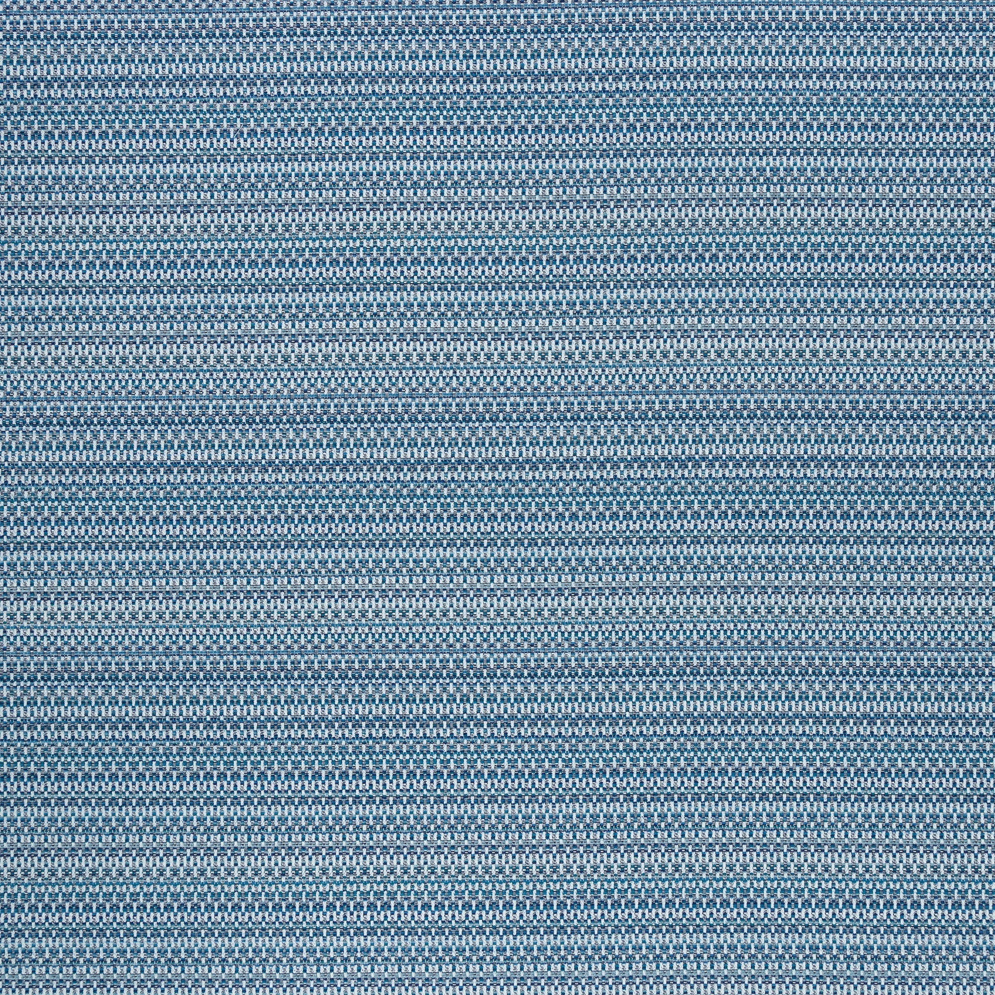 Indigo-colored multi-colored chenille kaleidoscope design in performance outdoor safe fabric-full fabric repeat image