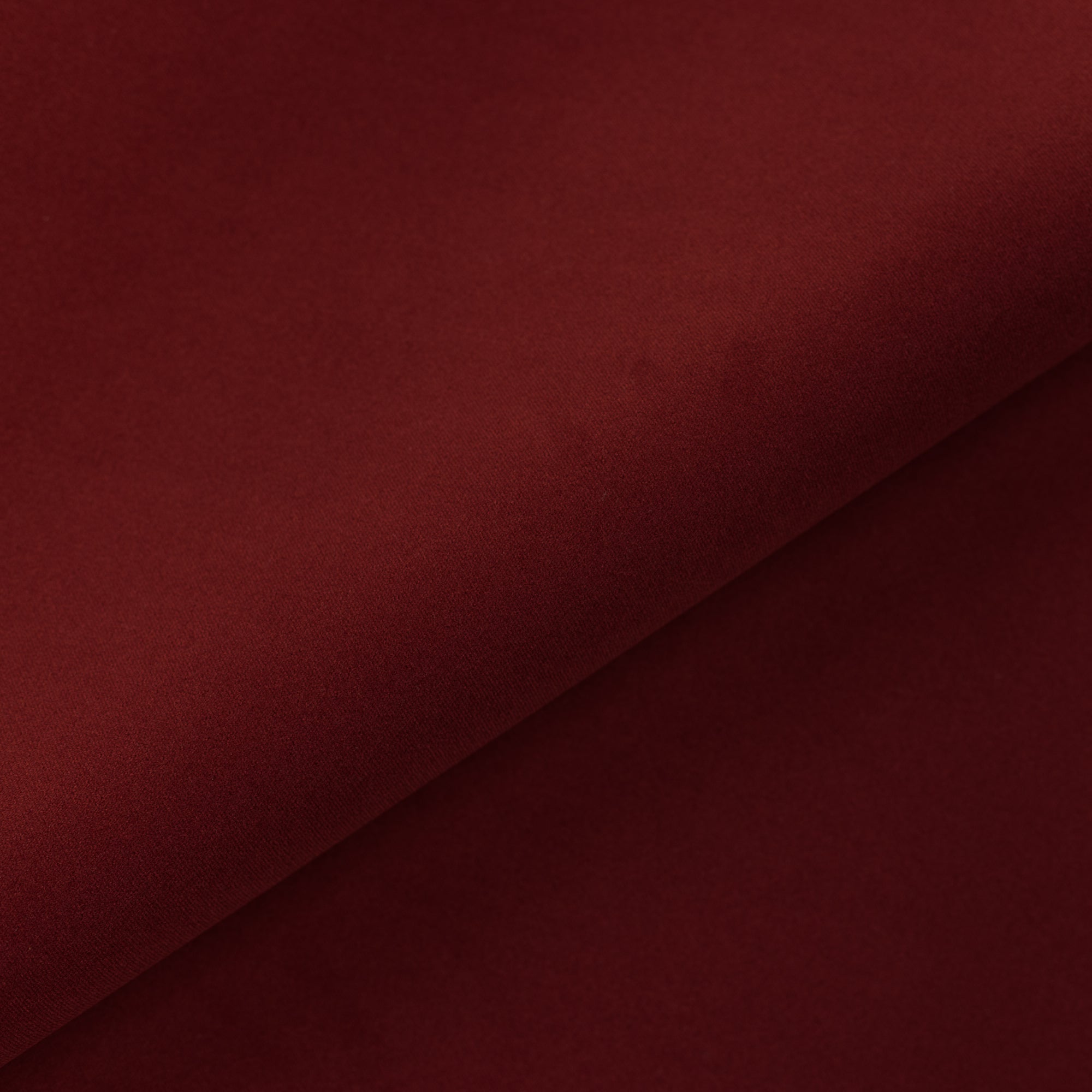 Close shot texture image of Rich claret red velvet outdoor safe fabric – Lush Velvet Claret by Elaine Smith
