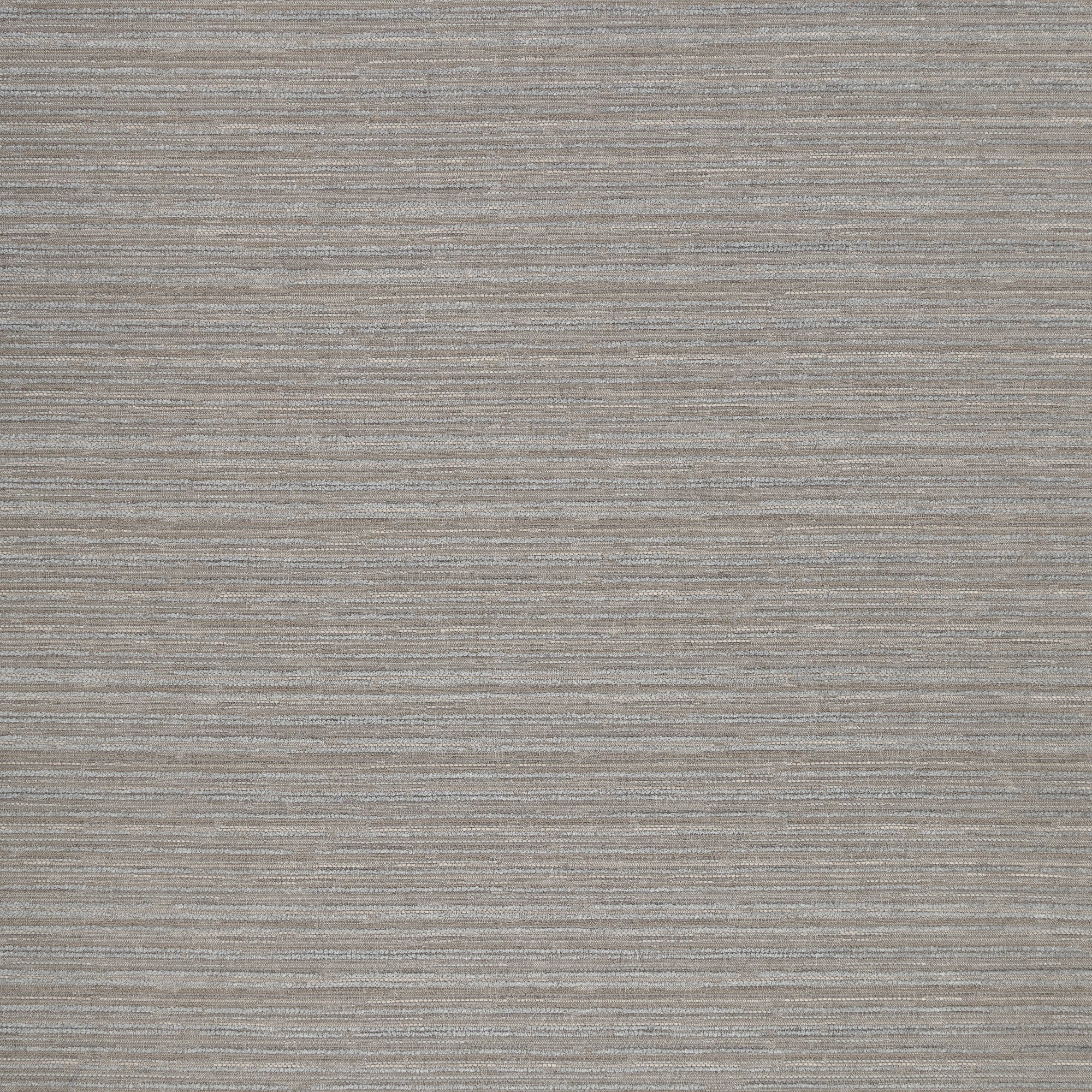 Soft pewter stripe outdoor safe performance fabric in cut chenille– Luxe Stripe Pewter by Elaine Smith-full fabric repeat image
