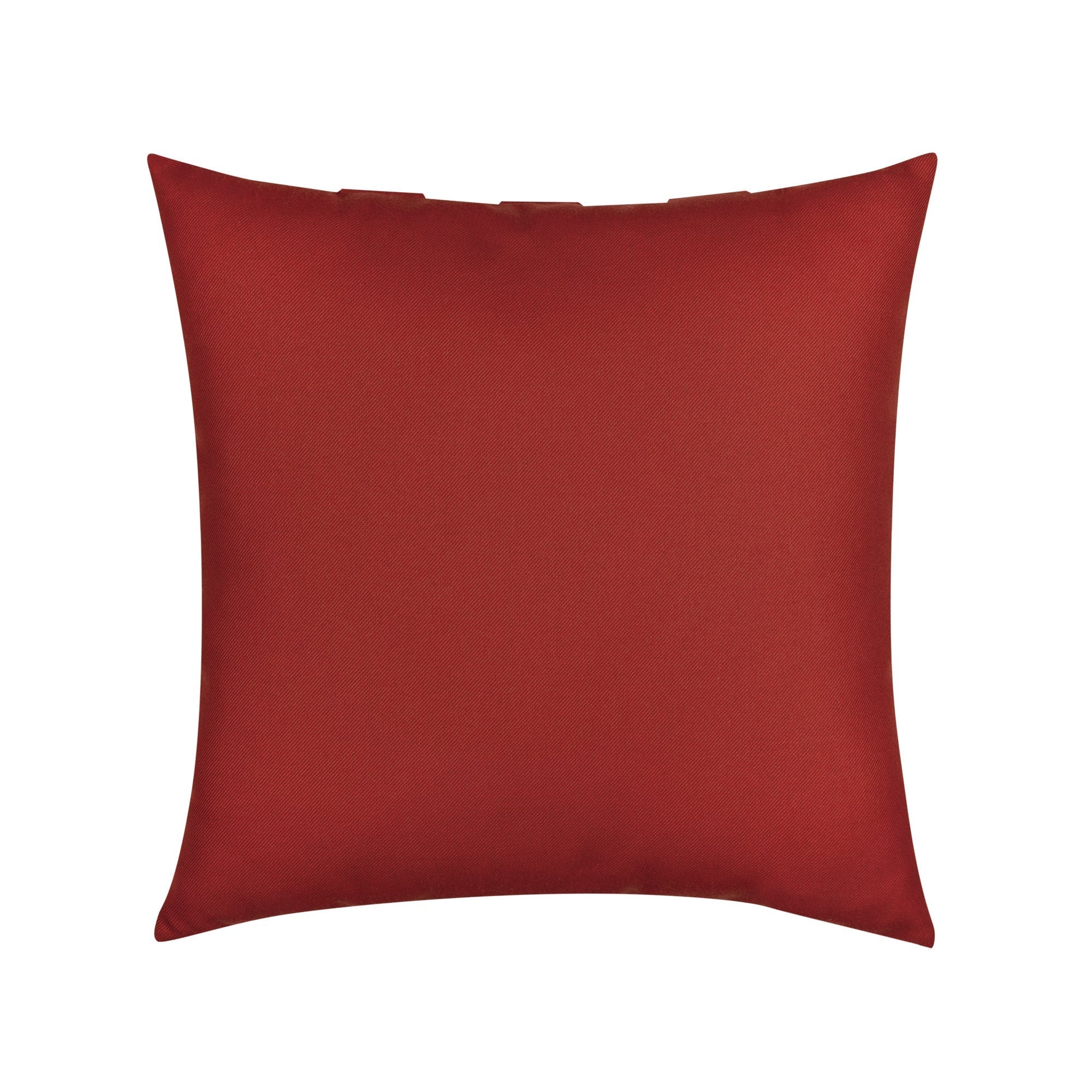 Back image of Brick red outdoor pillow for vibrant patio decor by Elaine Smith