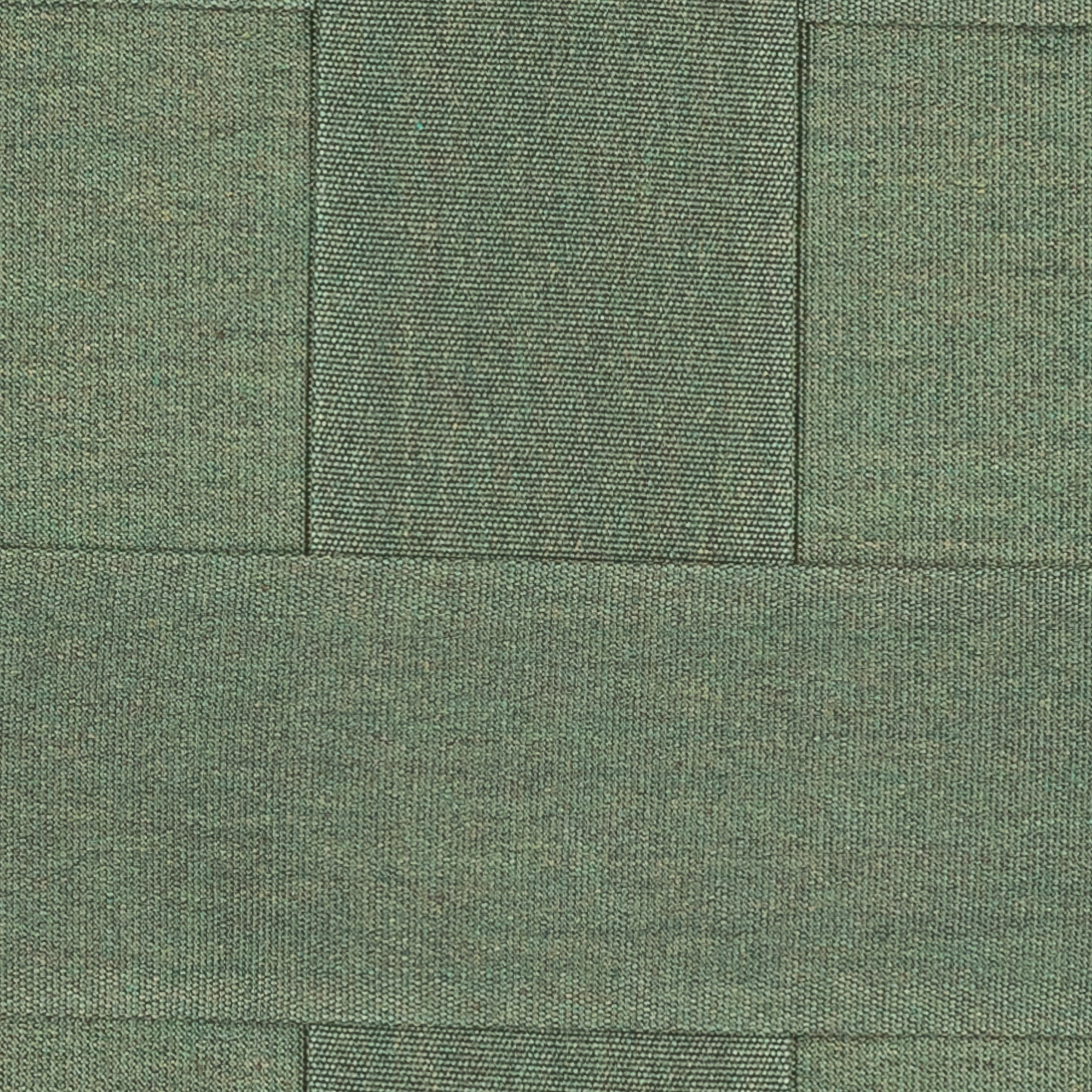 Detail image of Deep green outdoor pillow for natural outdoor aesthetics by Elaine Smith