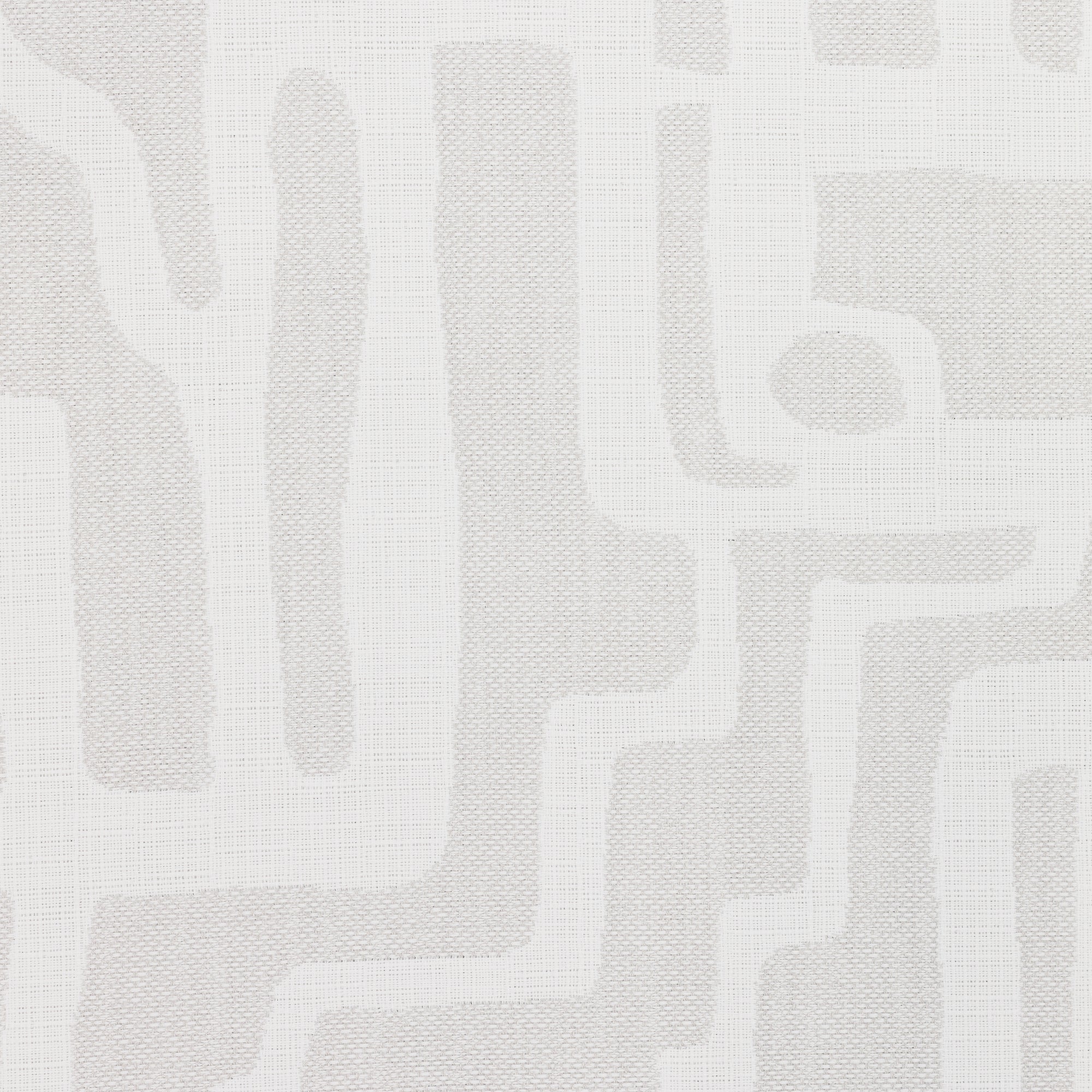 Detail image of Outdoor safe performance fabric with tonal abstract pattern in alabaster white - Noble Alabaster by Elaine Smith