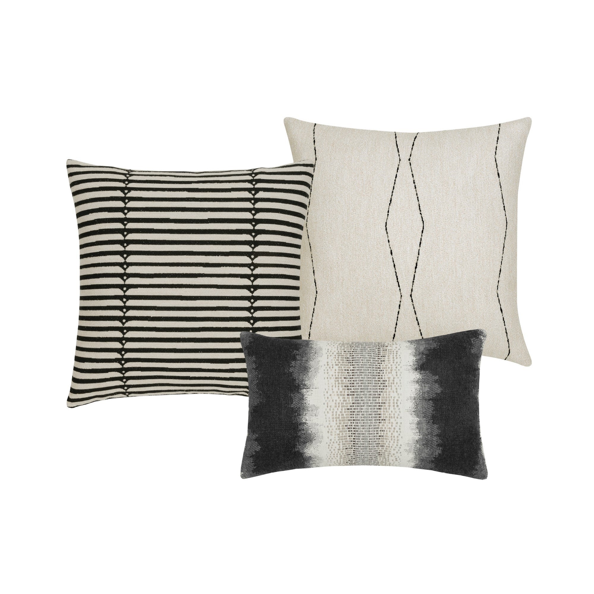 Charcoal Pillow Package 3-Pack | Faux Down