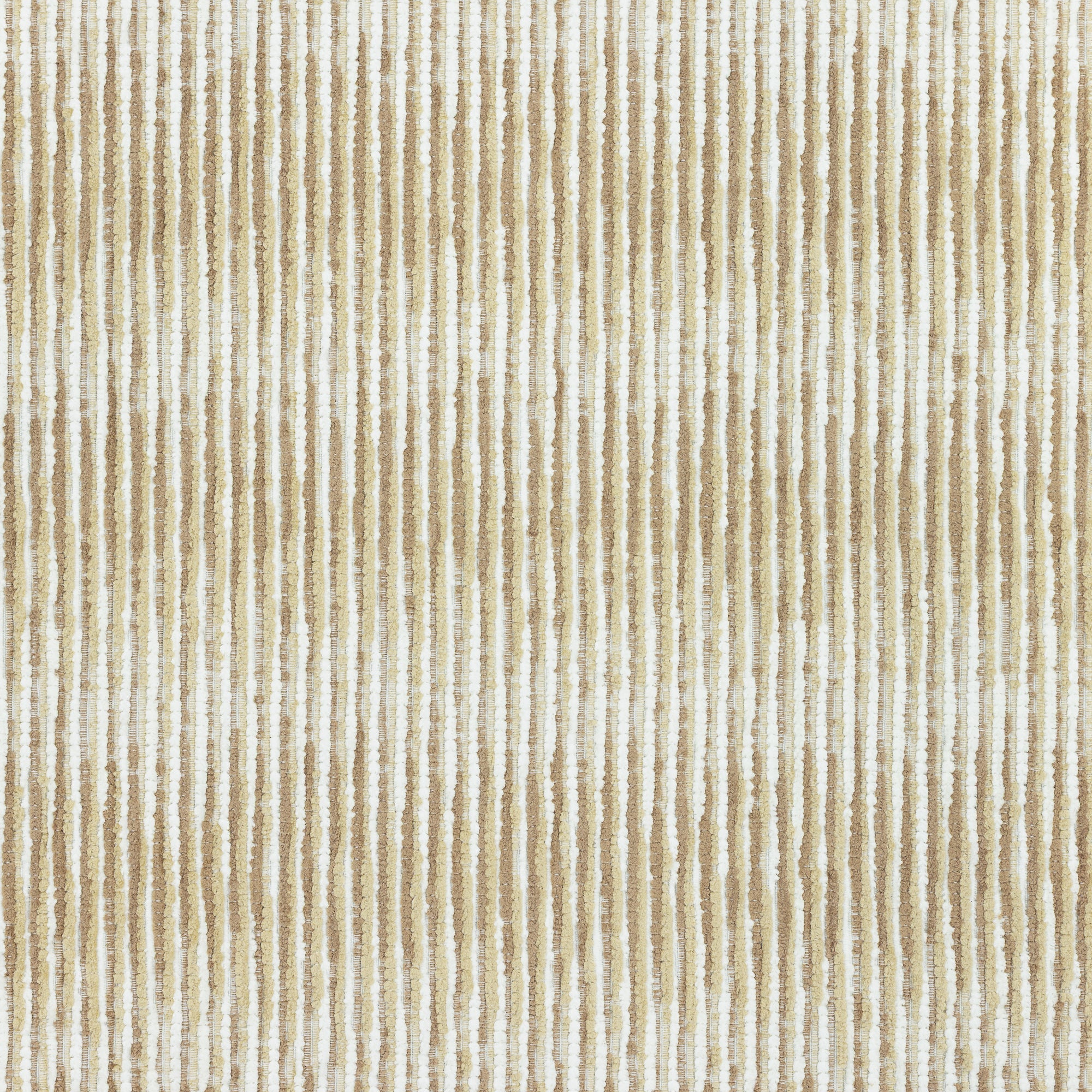 Detail image of Soft honey-colored striped outdoor safe performance fabric