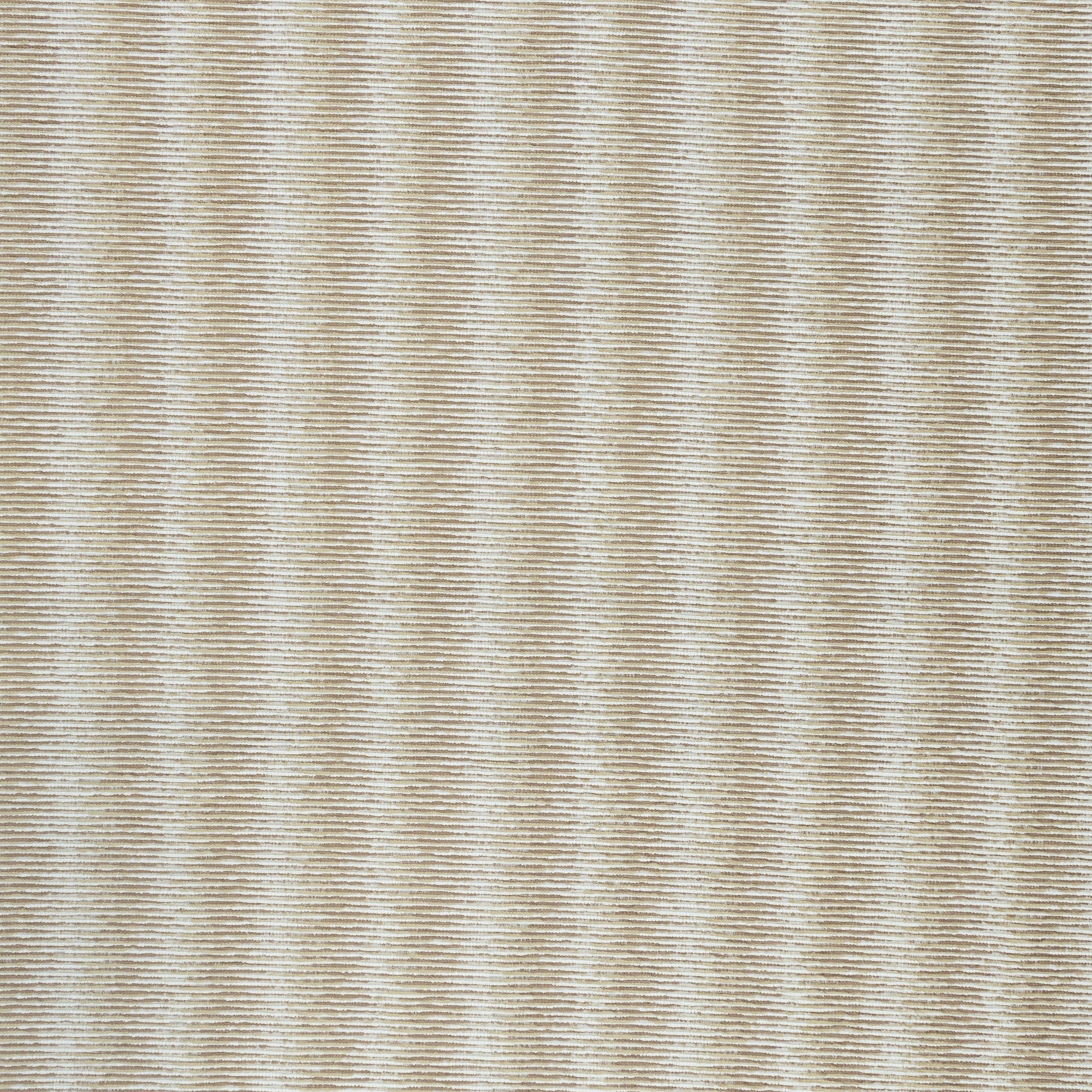 Soft honey-colored striped outdoor safe performance fabric-full fabric repeat image