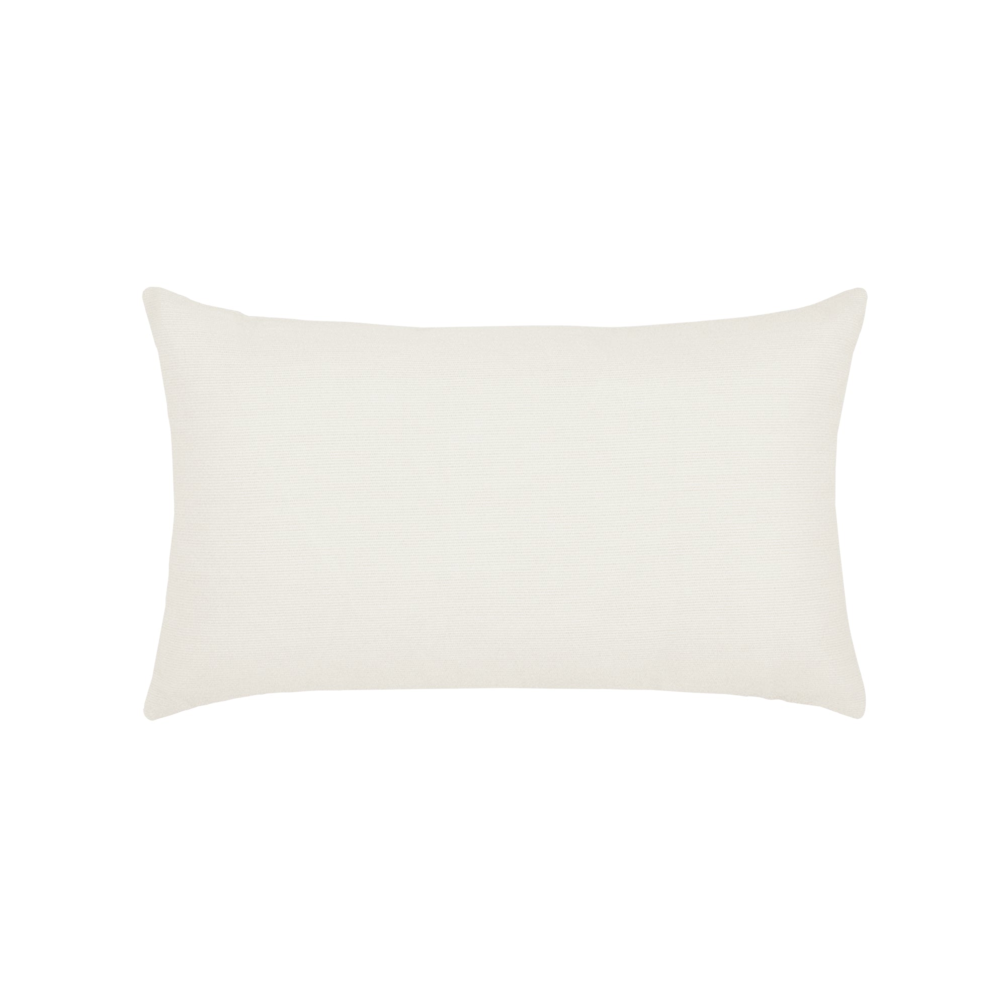 Back image of Striped multicolor outdoor pillow lumbar size for transitional indoor and outdoor decor