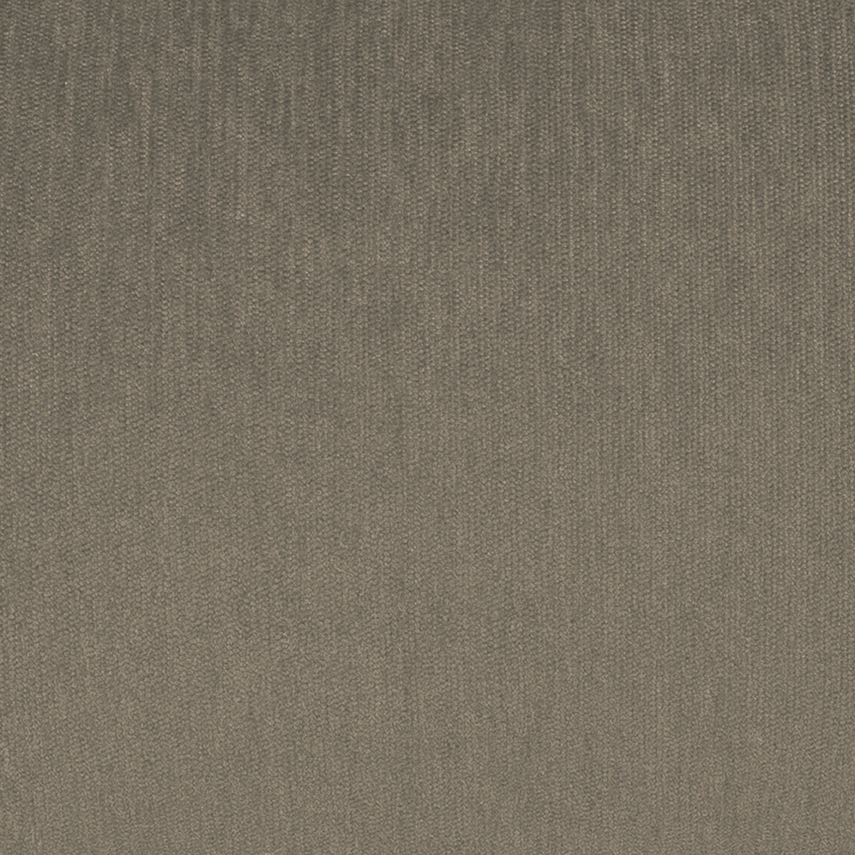 A close-up of a textured fabric swatch in a warm taupe-gray color, showing a fine woven pattern.