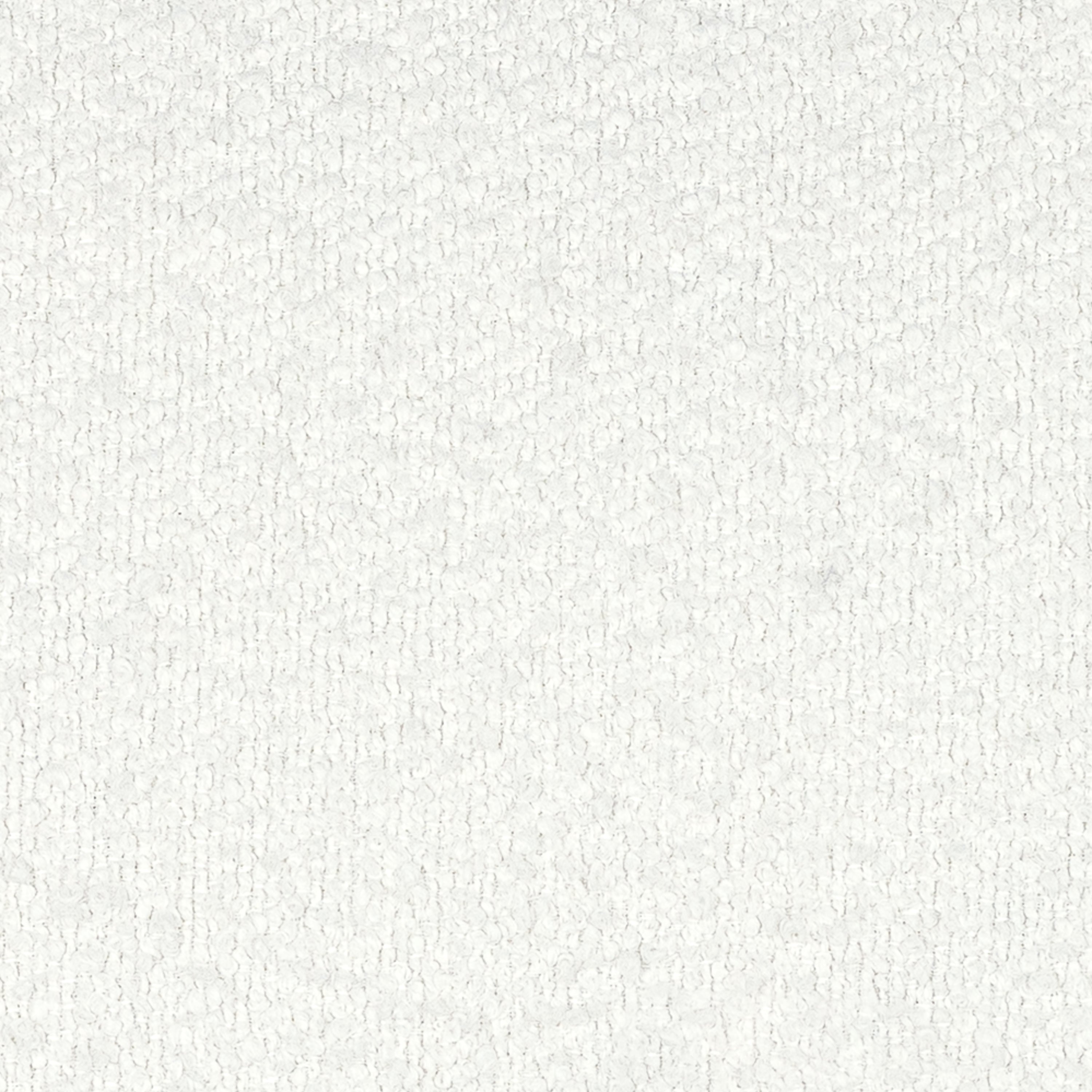 Swatch image of Snow-white boucle outdoor safe woven fabric with soft texture