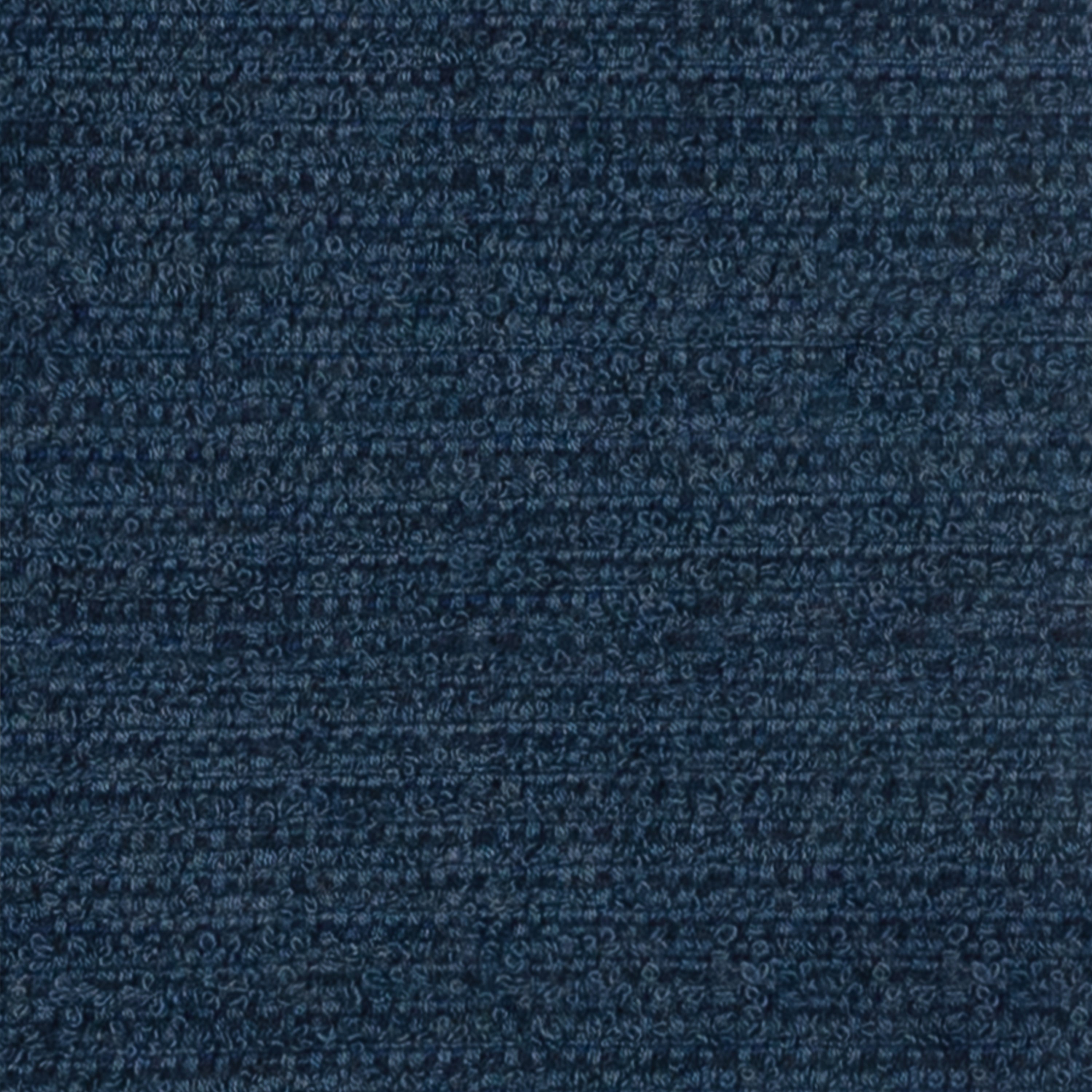 Swatch image of Solid indigo outdoor safe performance fabric with plush woven finish - Deluxe Indigo by Elaine Smith