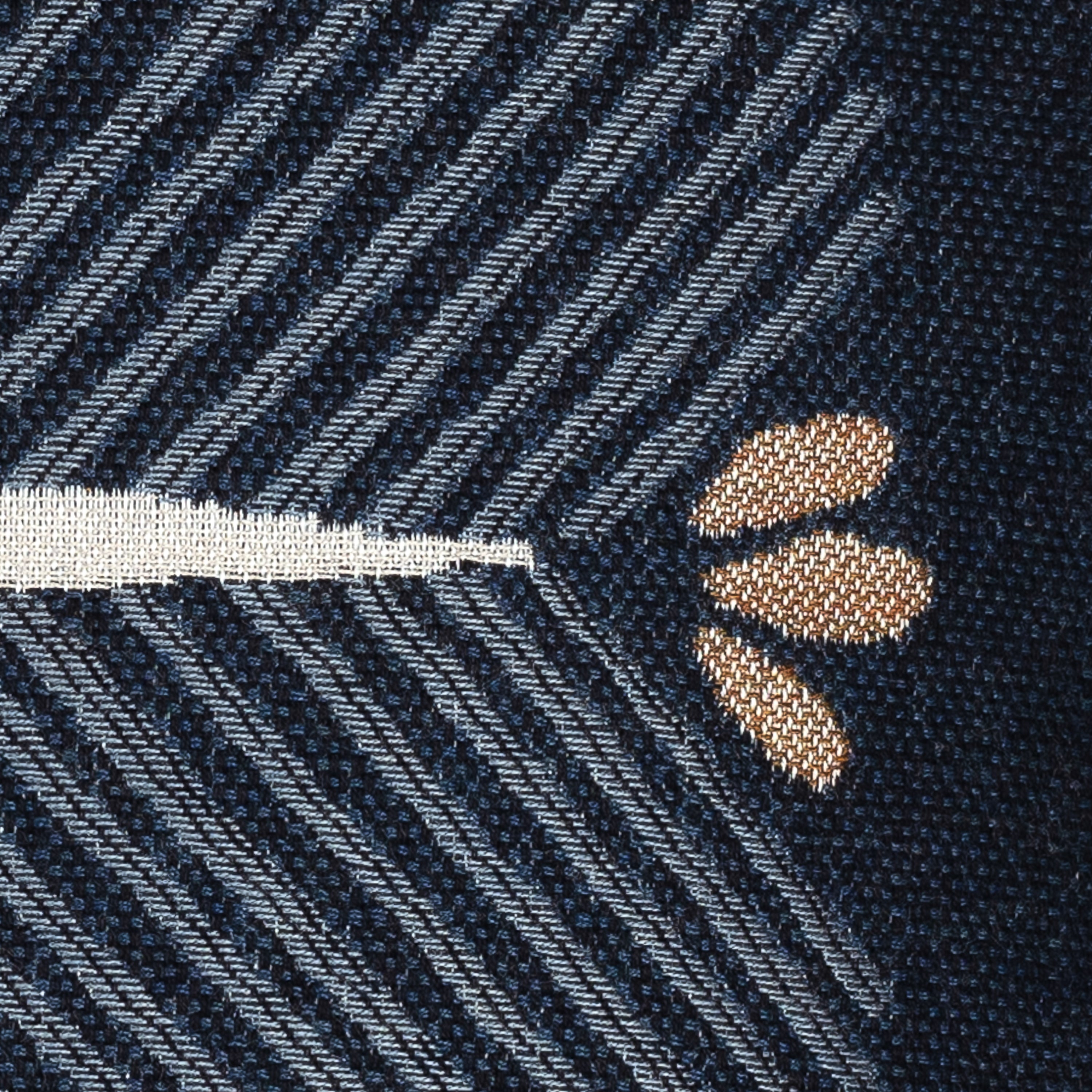 Swatch image of Blue outdoor pillow with compass motif, square size for nautical outdoor decor