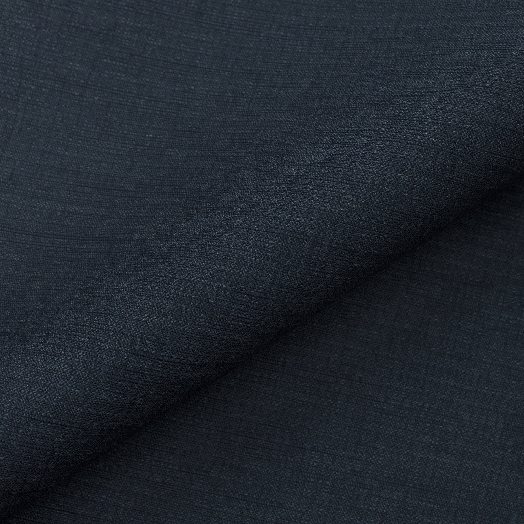 Close shot texture image of Deep indigo outdoor-safe woven fabric with luxurious texture – Solid Indigo by Elaine Smith